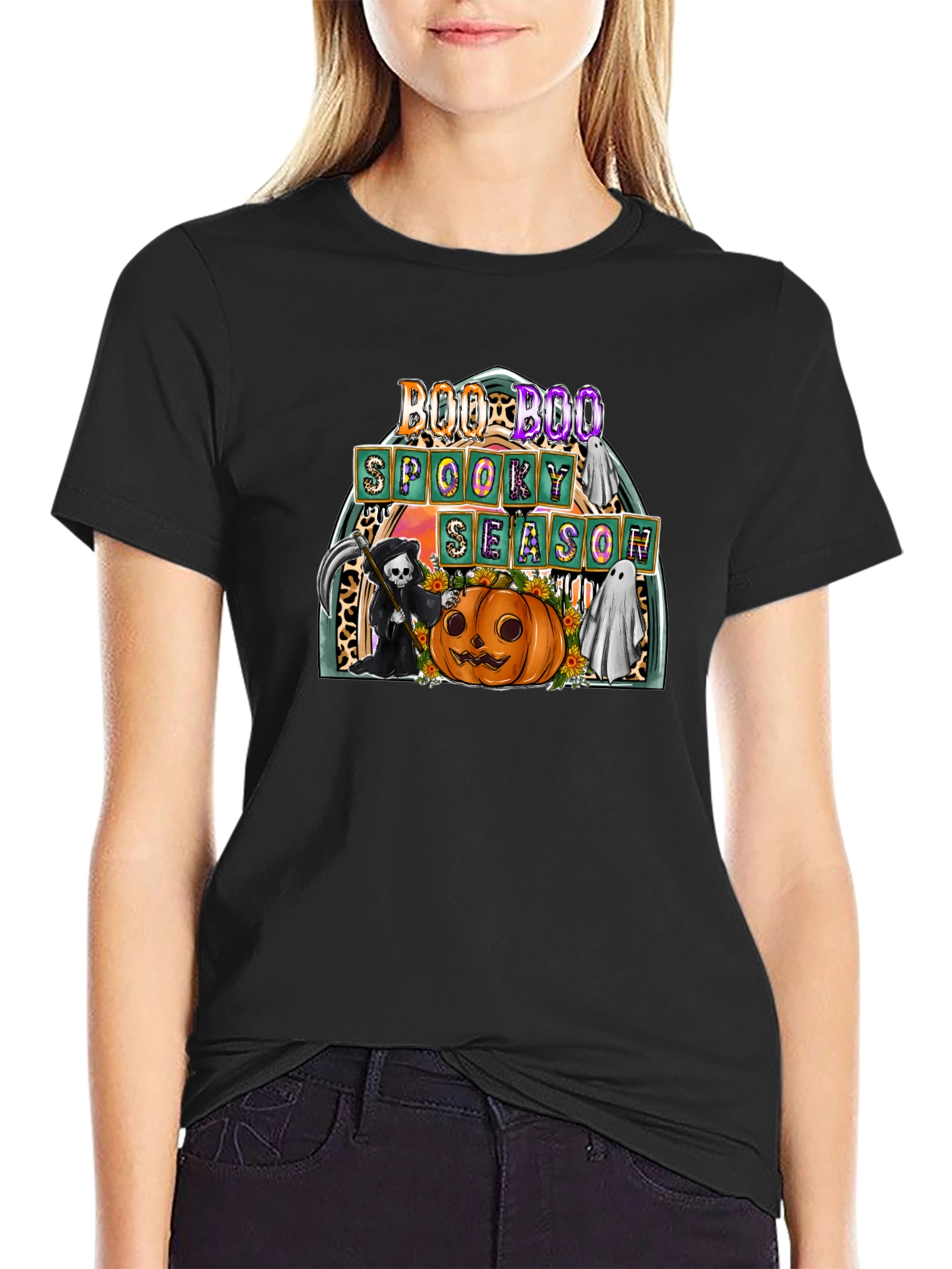 Boo Boo Spooky Season Graphic T-Shirt