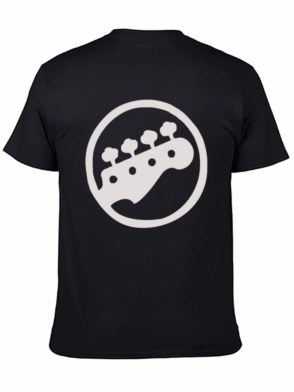 Bass Guitar Headstock T-Shirt - Music Lover Tee