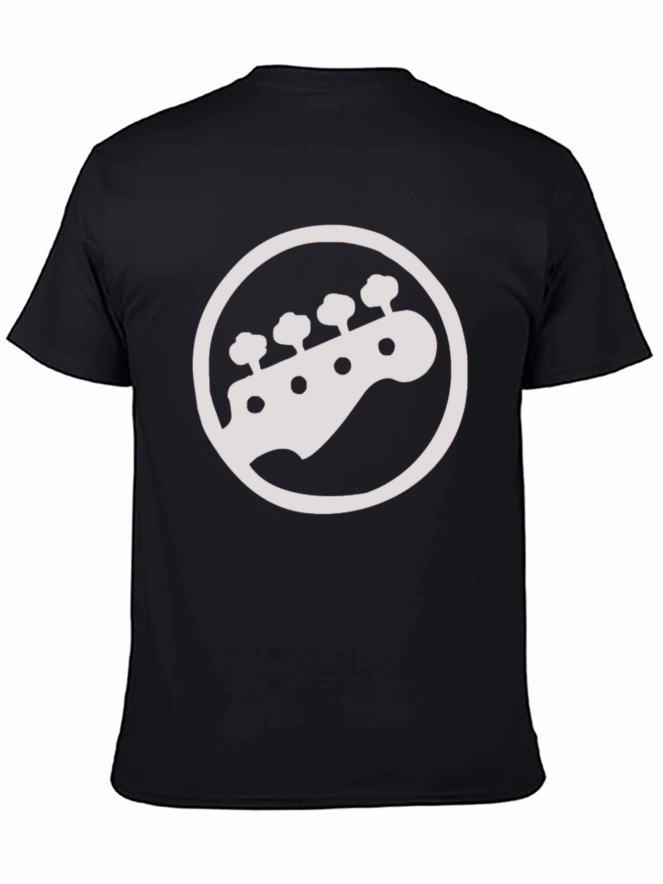 Bass Guitar Headstock T-Shirt - Music Lover Tee