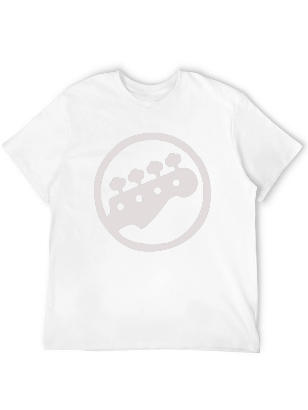 Bass Guitar Headstock T-Shirt - Music Lover Tee