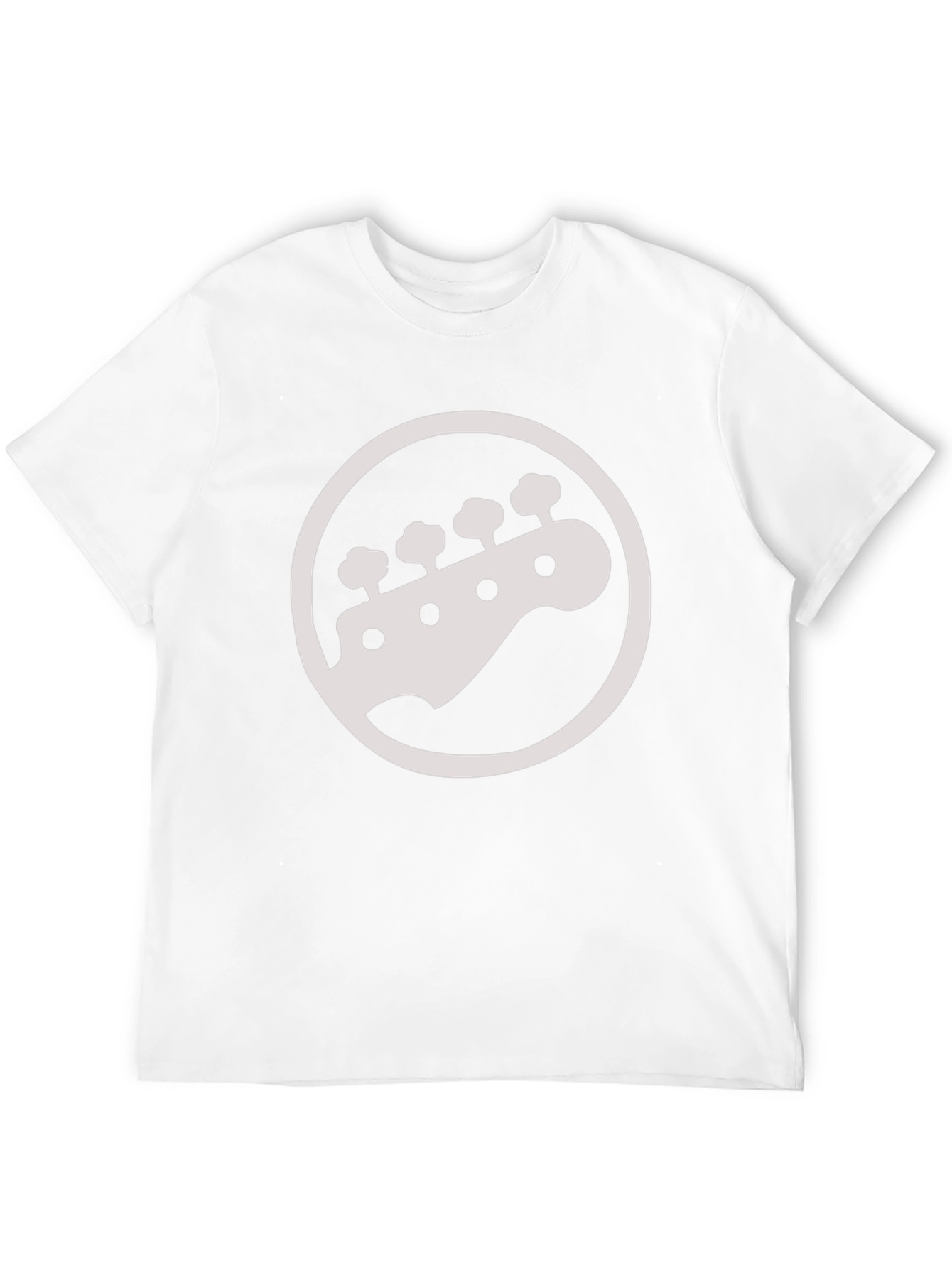 Bass Guitar Headstock T-Shirt - Music Lover Tee