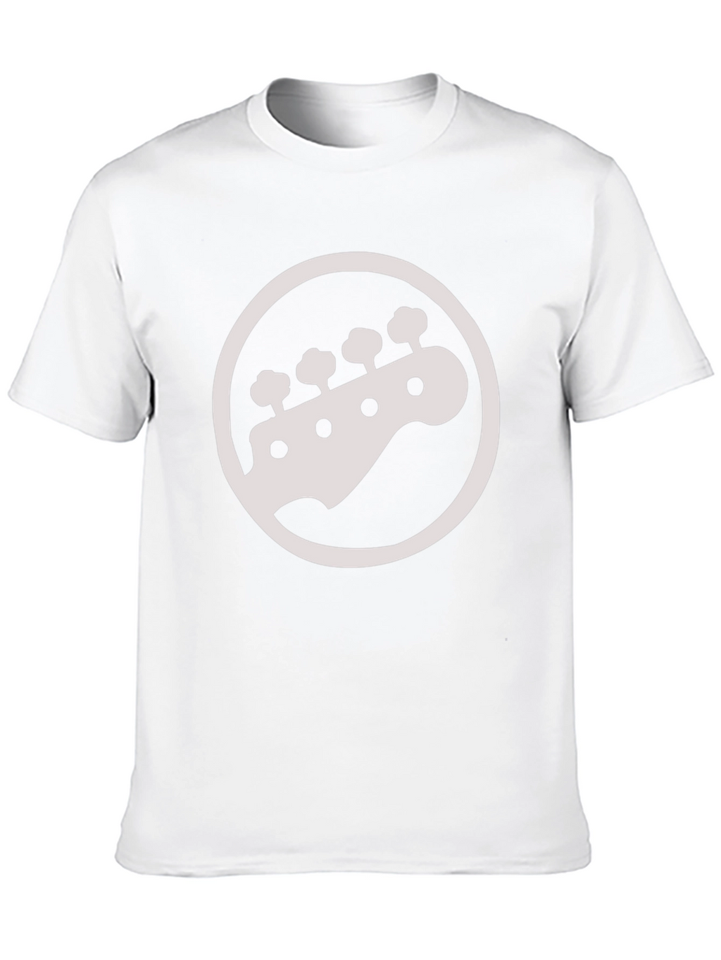 Bass Guitar Headstock T-Shirt - Music Lover Tee