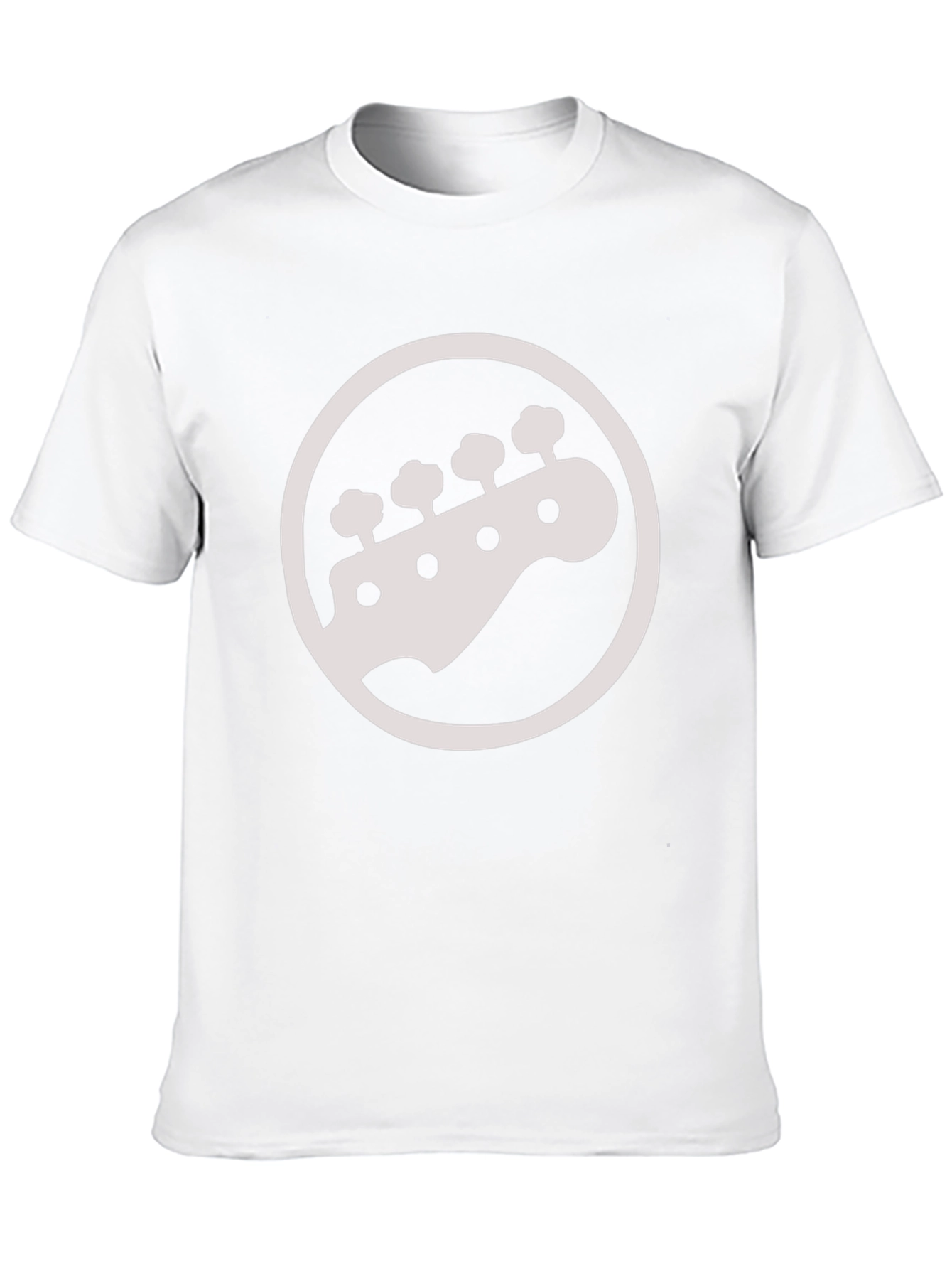 Bass Guitar Headstock T-Shirt - Music Lover Tee