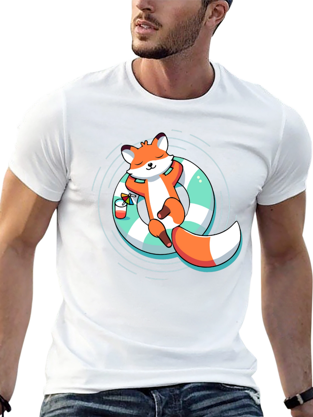 Cool Fox Summer Relax T-Shirt