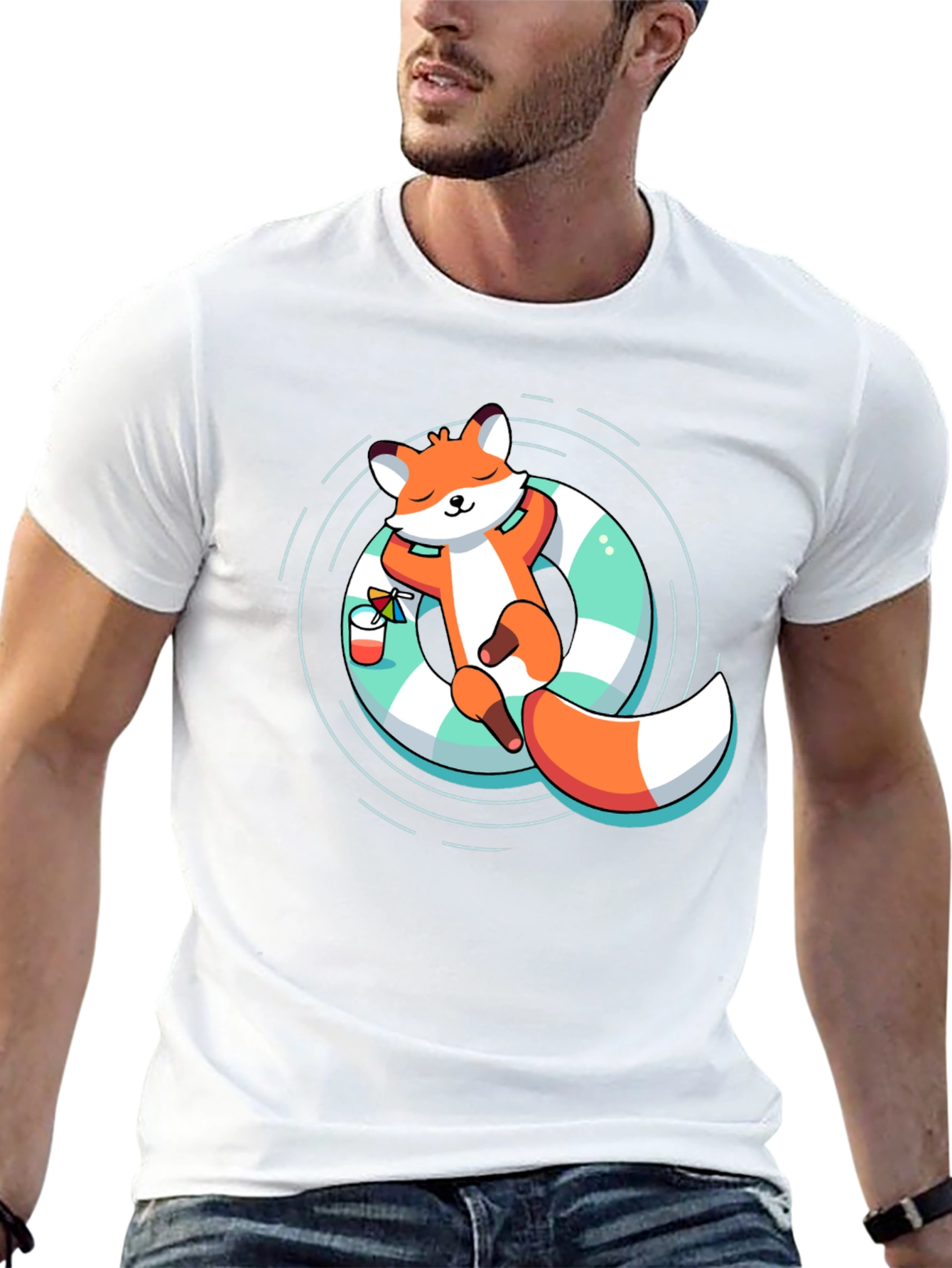 Cool Fox Summer Relax T-Shirt