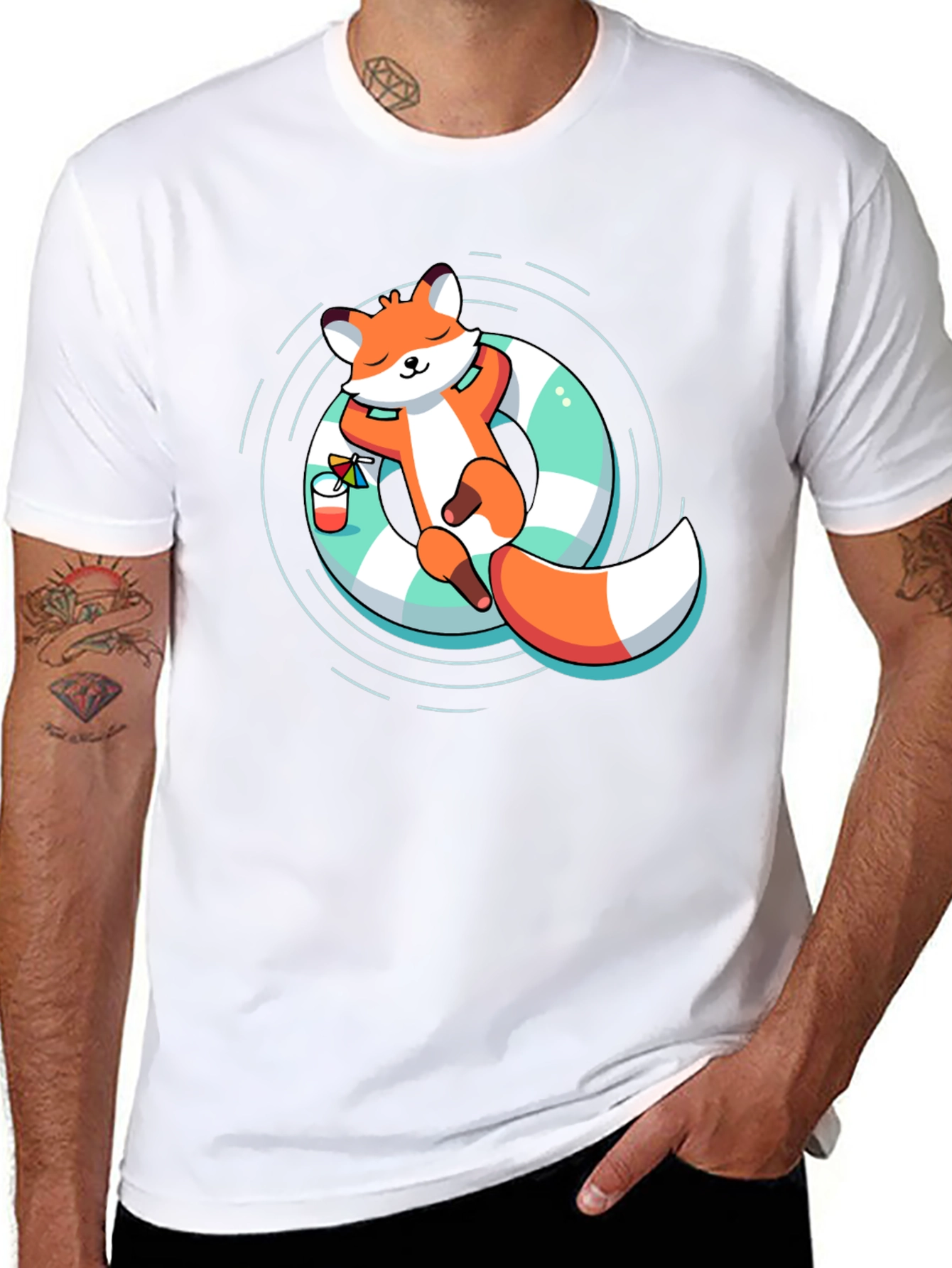Cool Fox Summer Relax T-Shirt