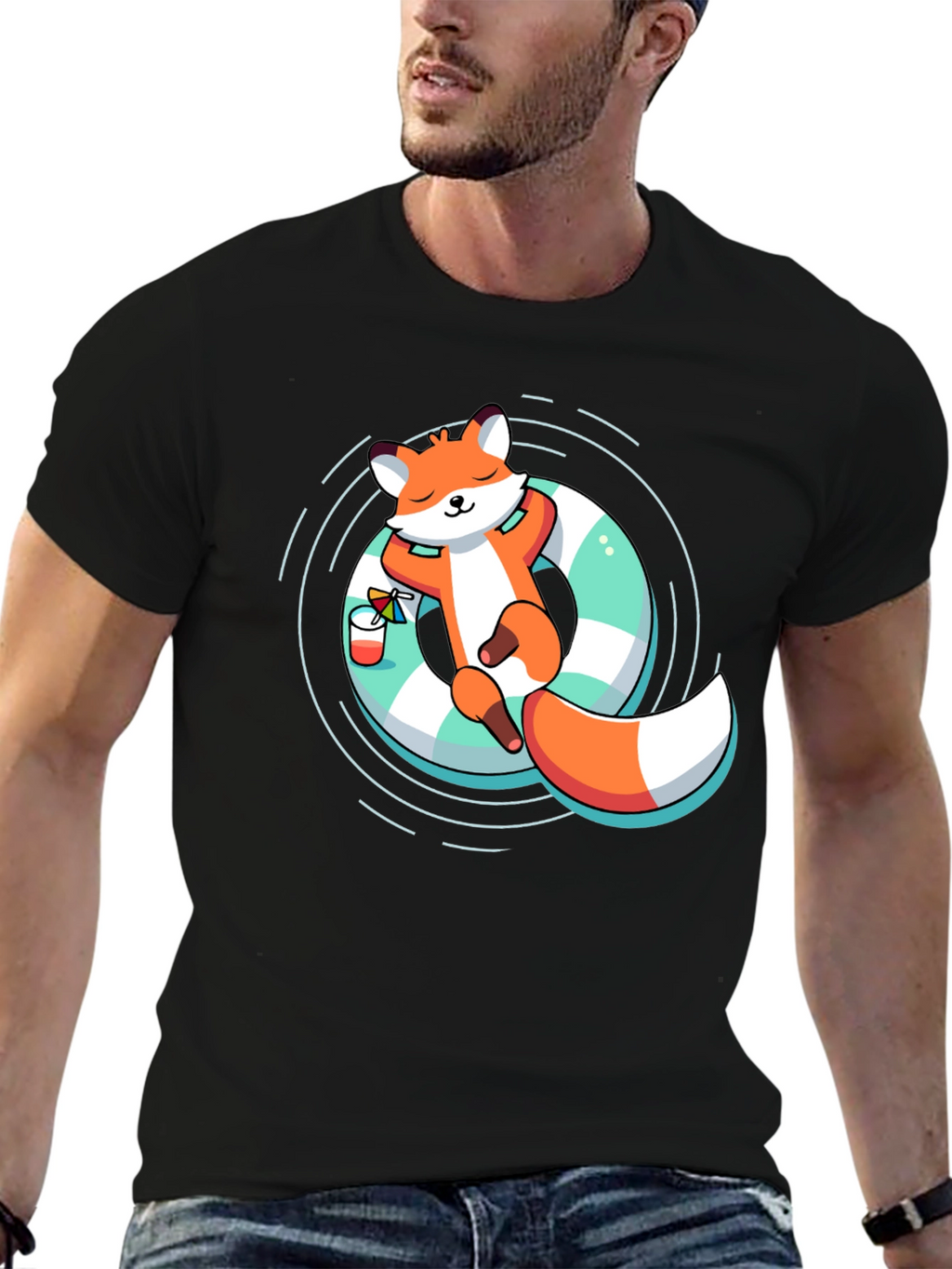 Cool Fox Summer Relax T-Shirt