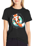 Cool Fox Summer Relax T-Shirt
