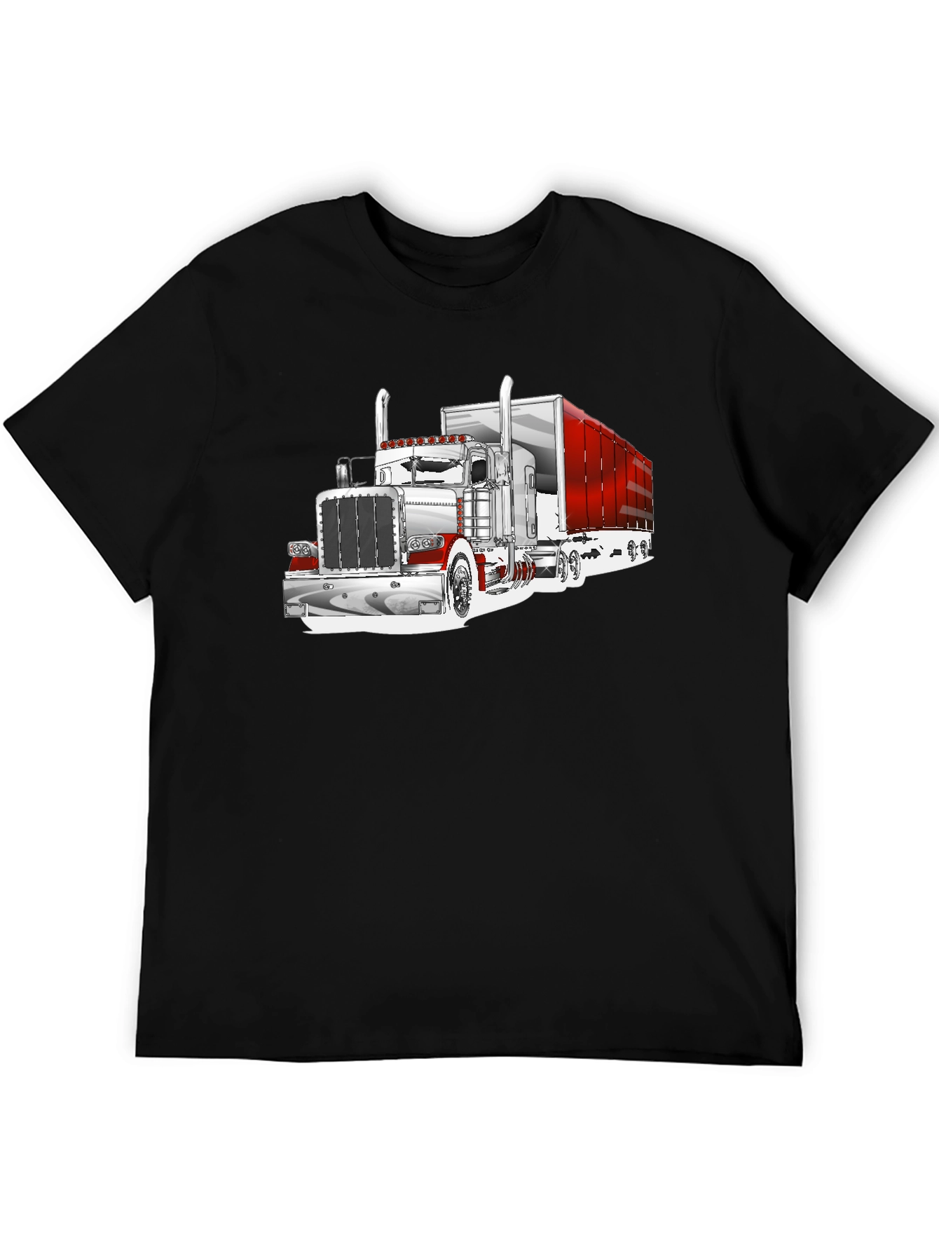 Truck Graphic T-Shirt - Black