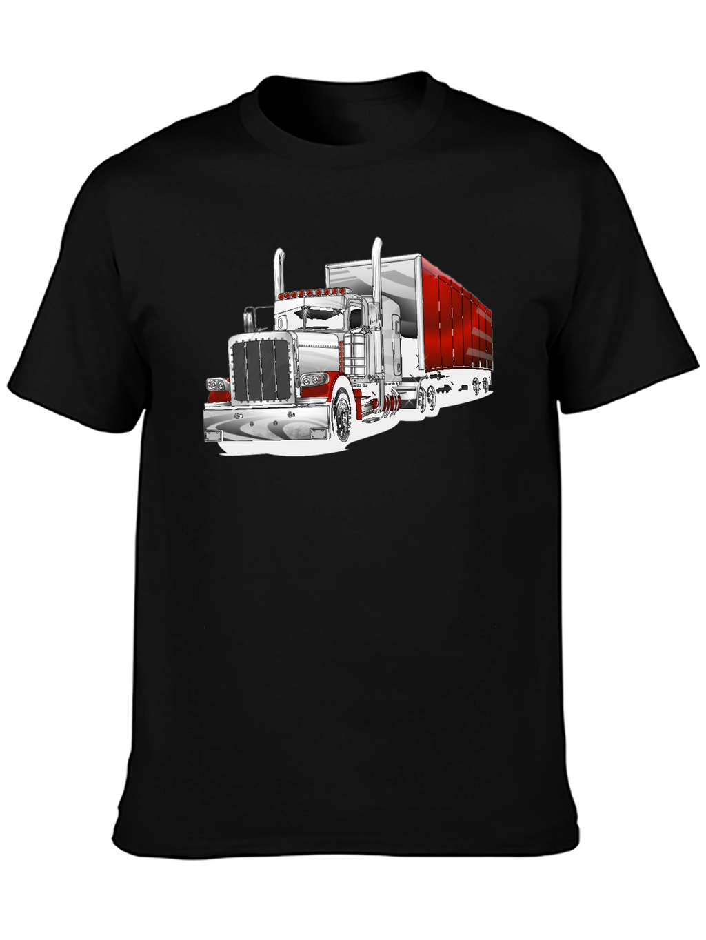 Truck Graphic T-Shirt - Black