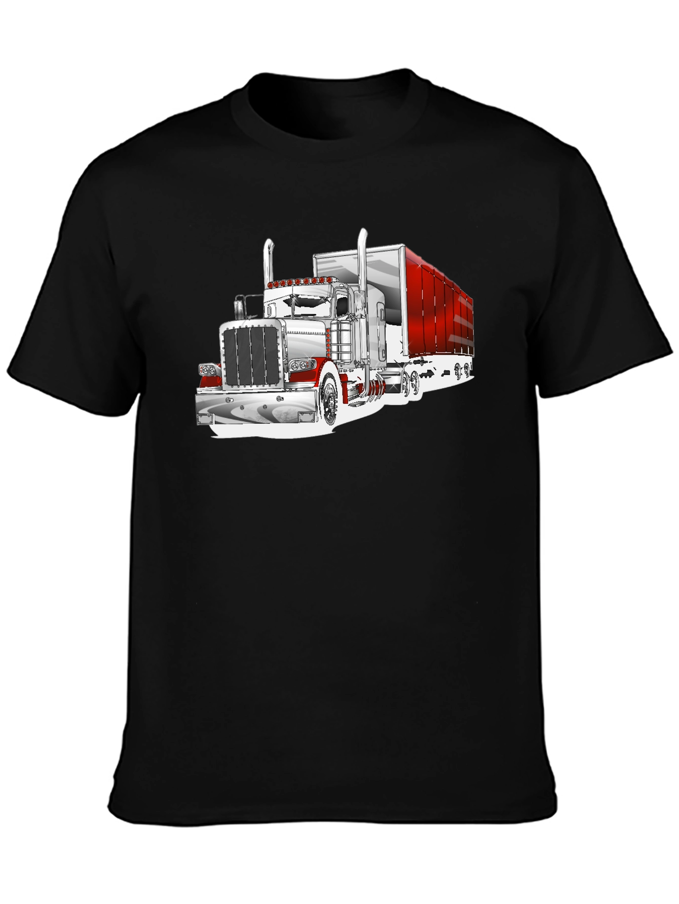 Truck Graphic T-Shirt - Black