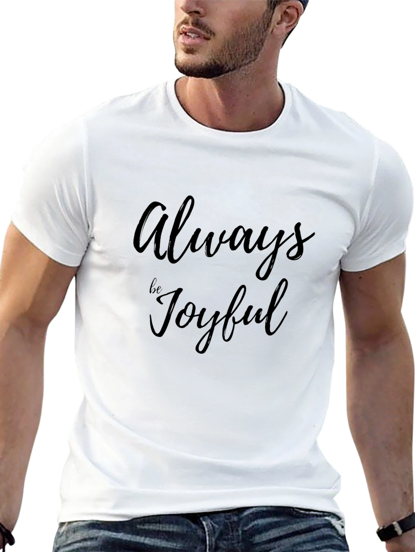 Always Be Joyful Black T-Shirt