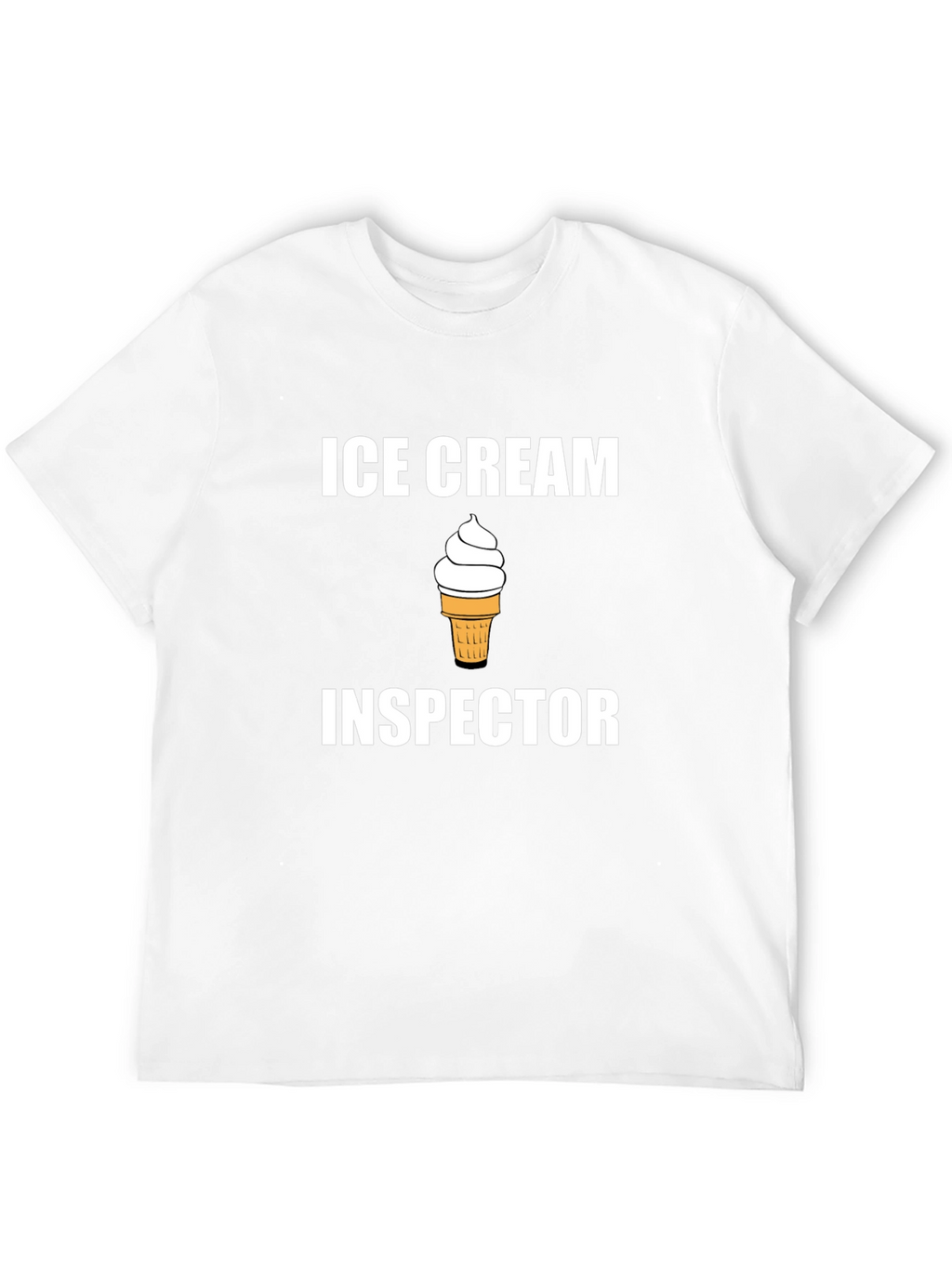 Ice Cream Inspector T-Shirt - Funny Foodie Tee