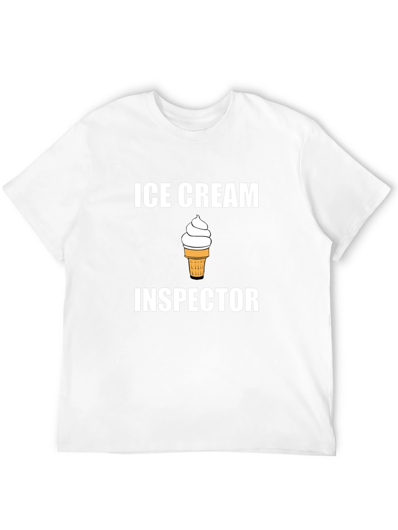 Ice Cream Inspector T-Shirt - Funny Foodie Tee