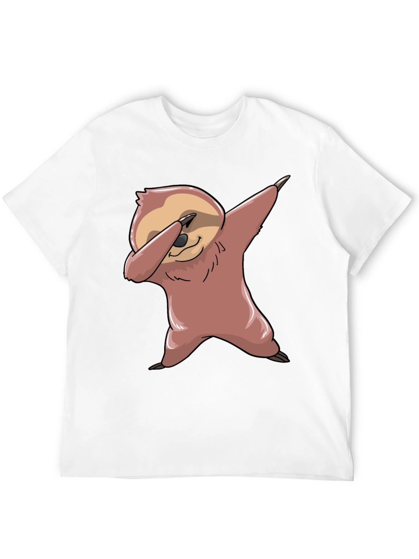 Dabbing Sloth Graphic Tee - Funny & Trendy!