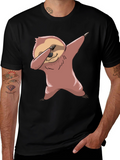 Dabbing Sloth Graphic Tee - Funny & Trendy!