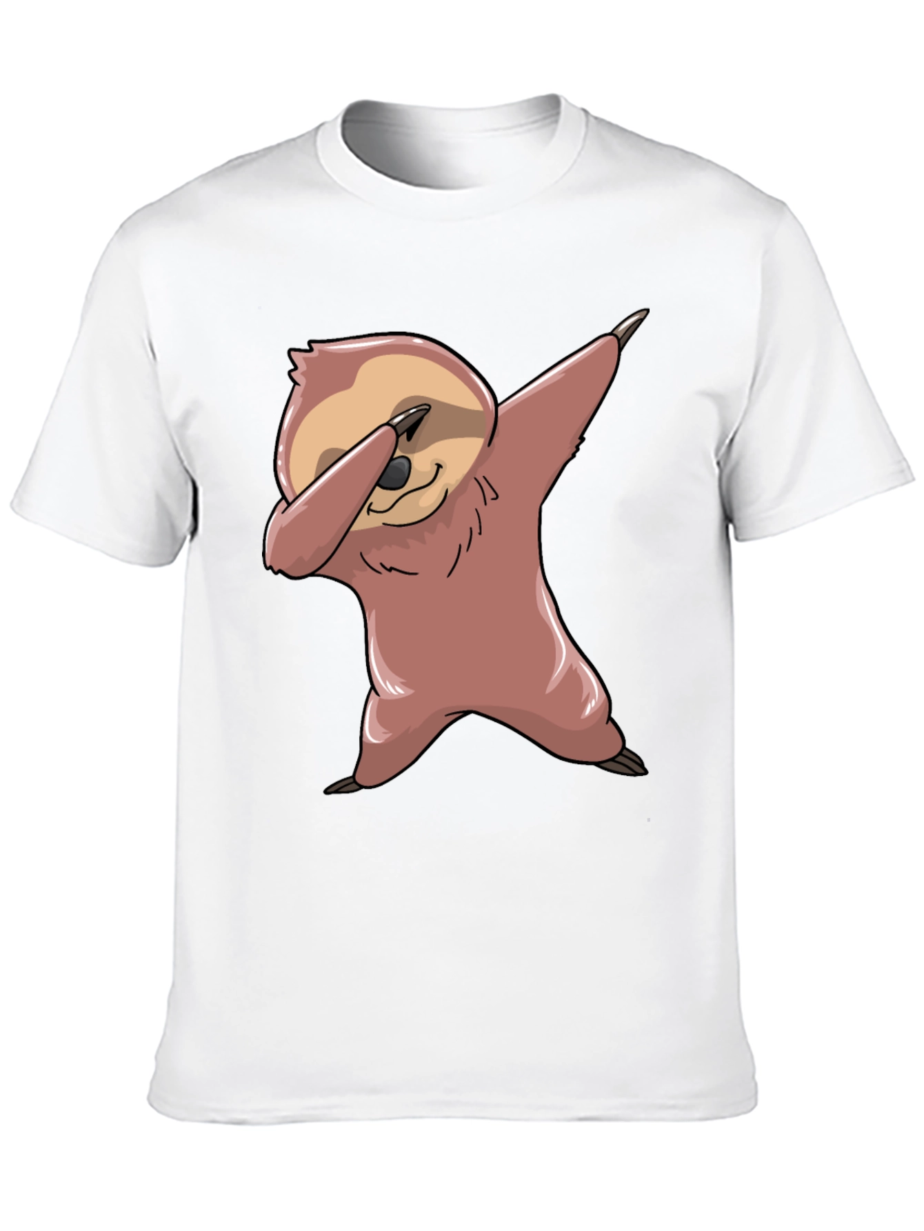 Dabbing Sloth Graphic Tee - Funny & Trendy!