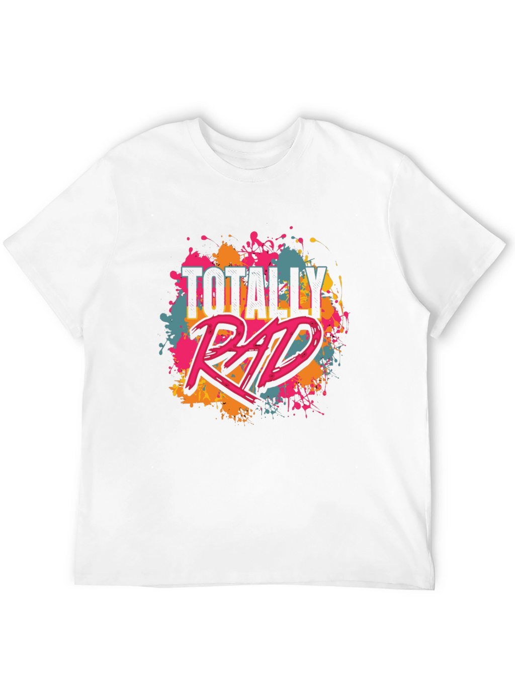 Totally Rad Graphic Tee - Black Unisex T-Shirt