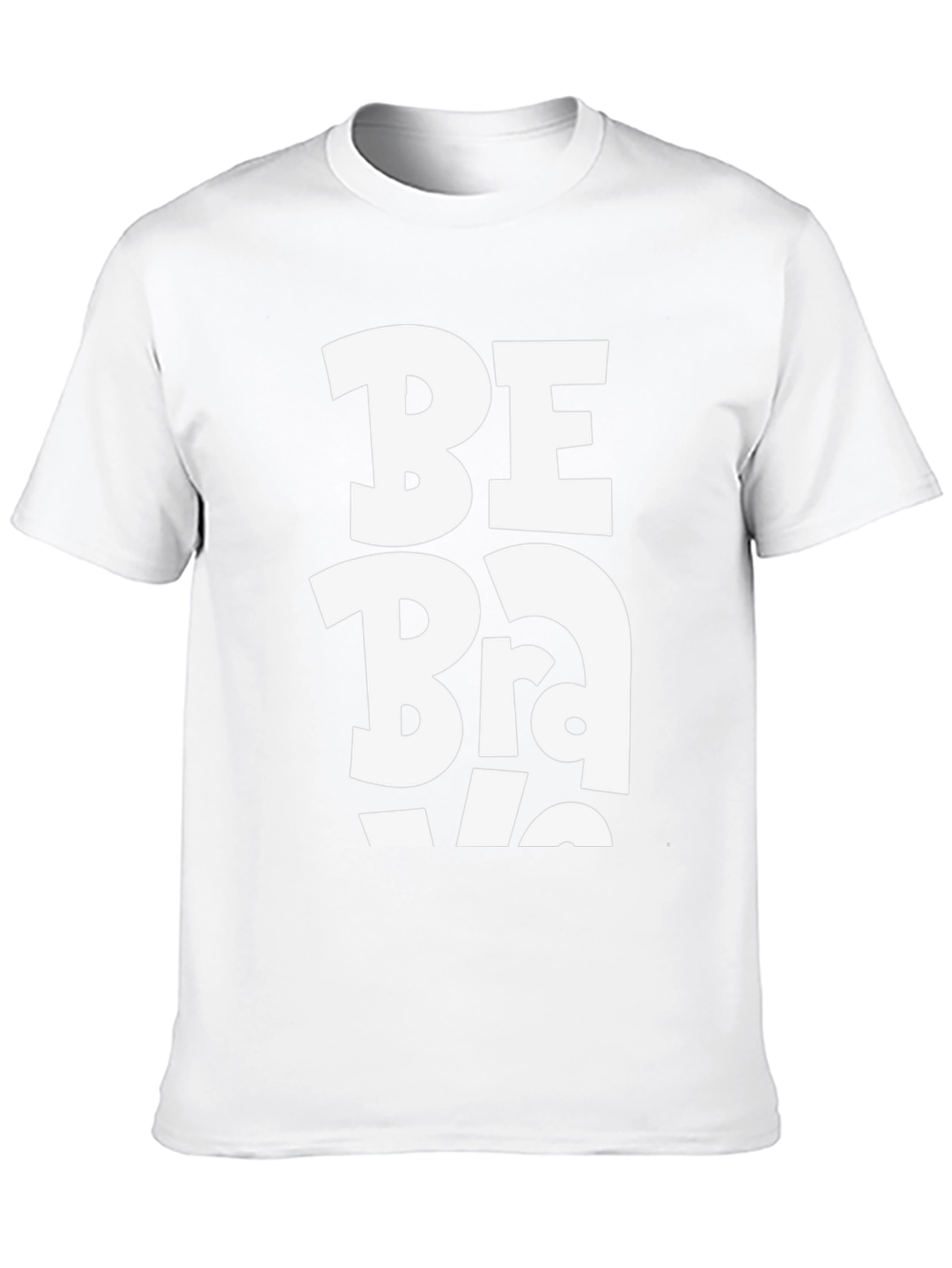 Be Brave Graphic Tee - Black Cotton Casual Shirt