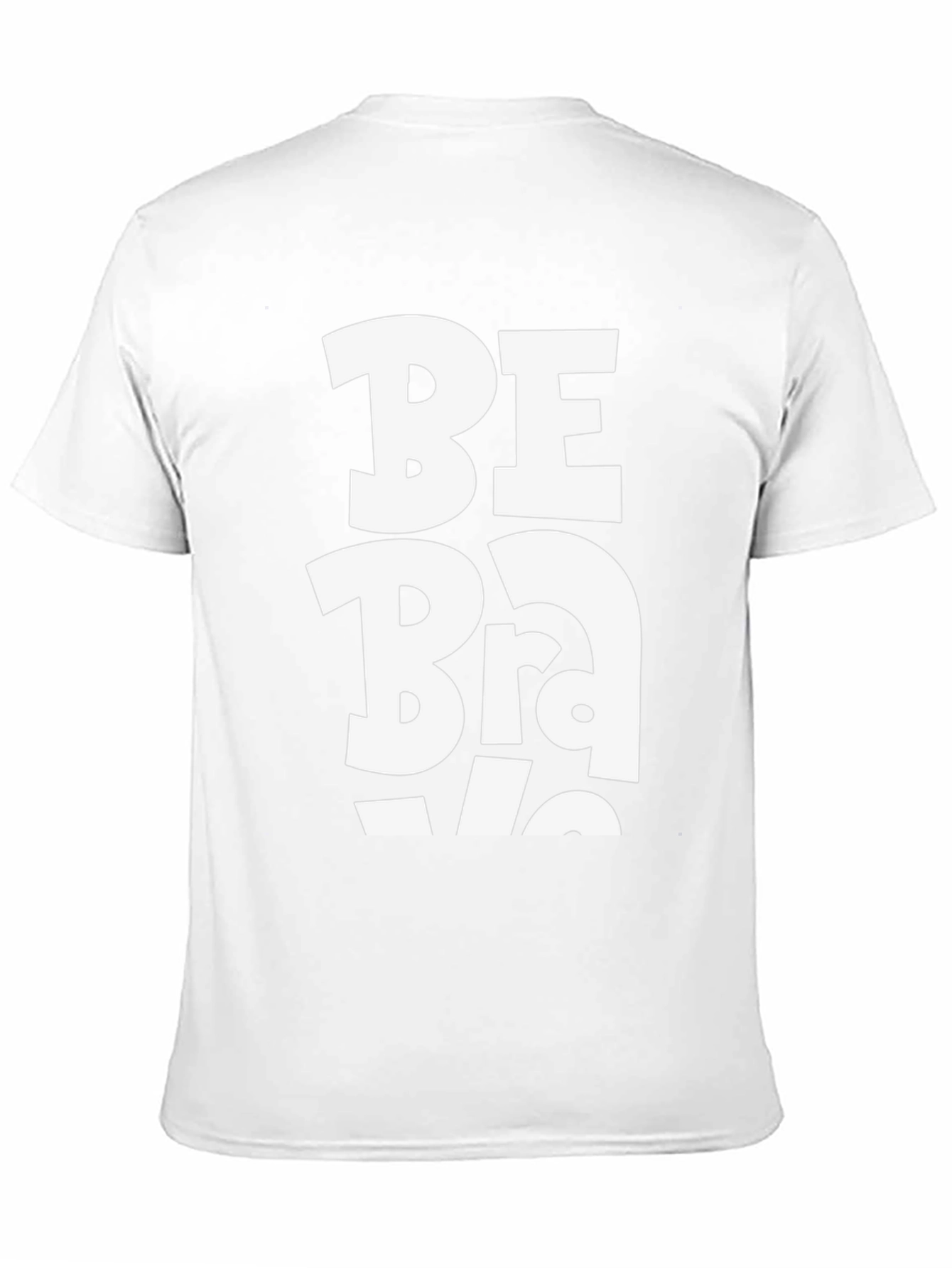 Be Brave Graphic Tee - Black Cotton Casual Shirt