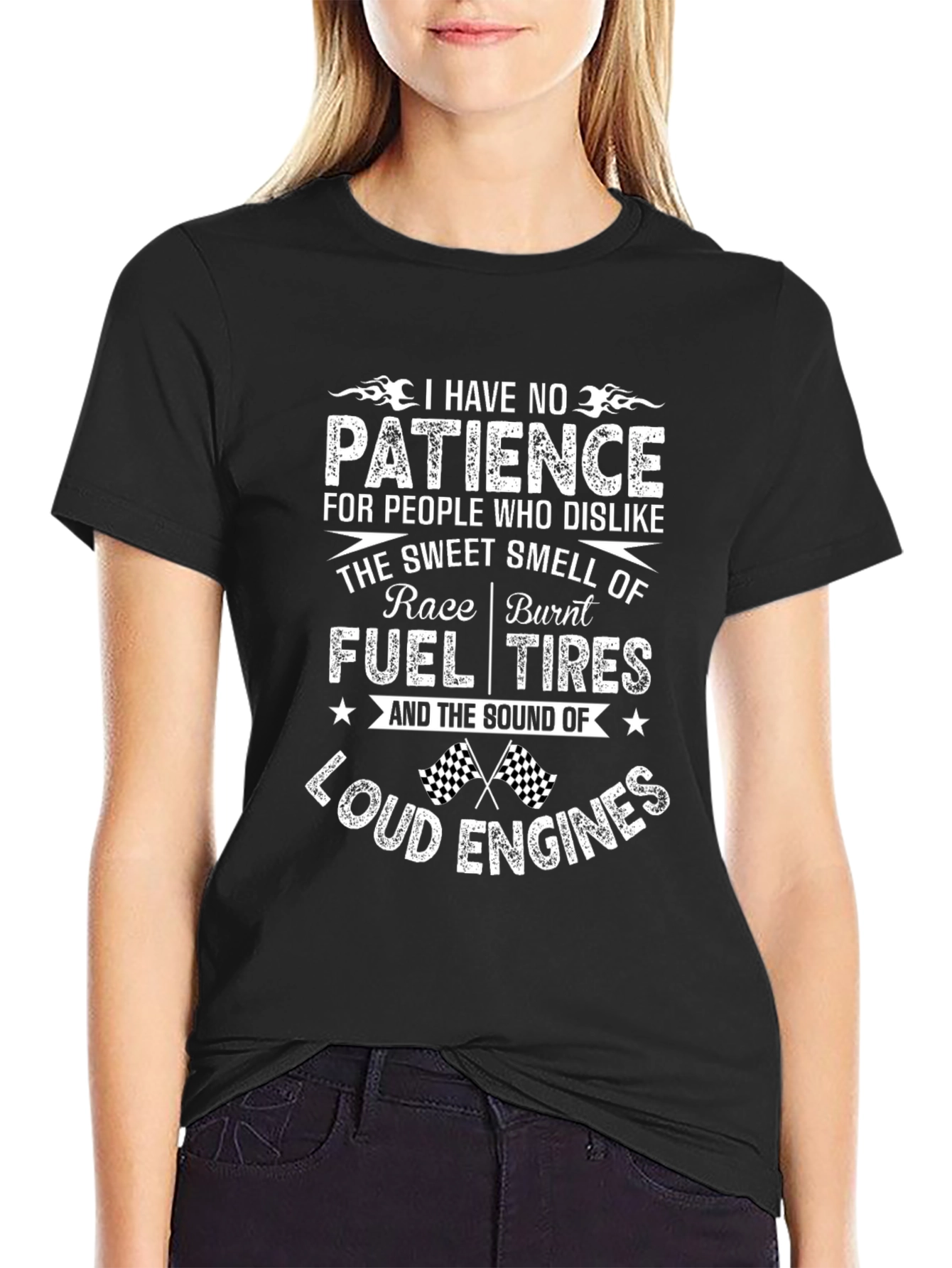 I Have No Patience T-Shirt - Race Car Fanatic Apparel