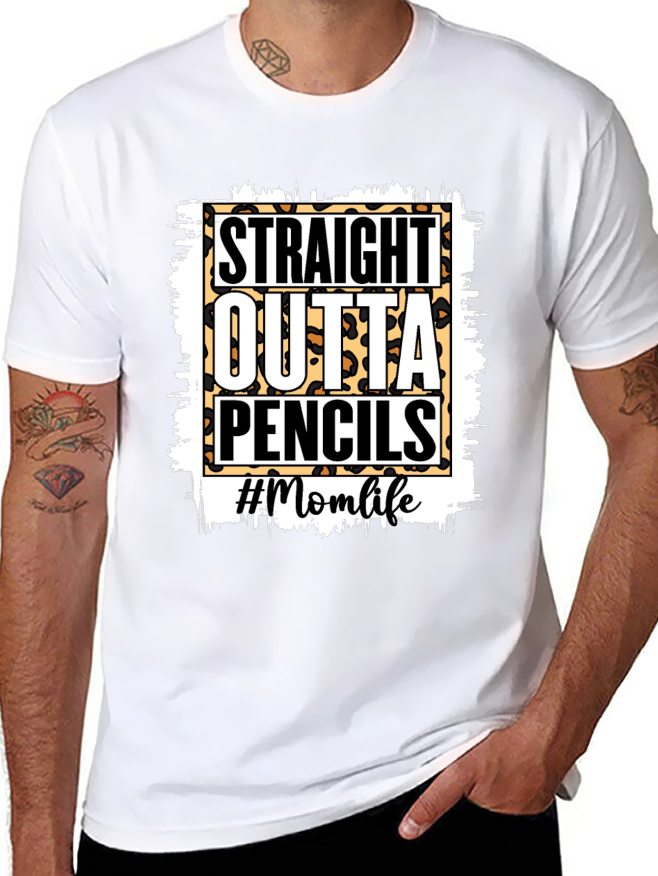 Straight Outta Pencils T-Shirt - Mom Life