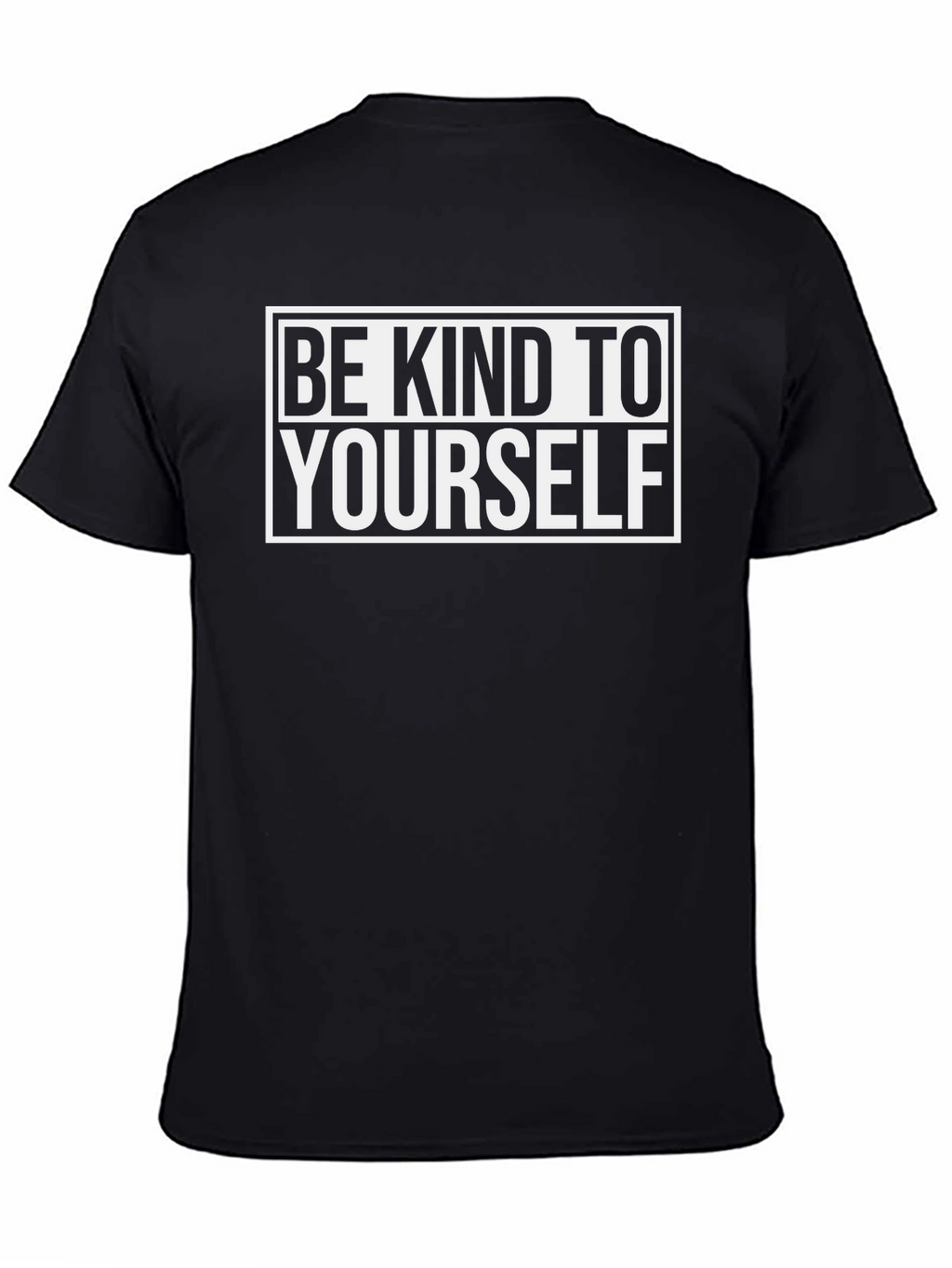Be Kind To Yourself Black Graphic Tee