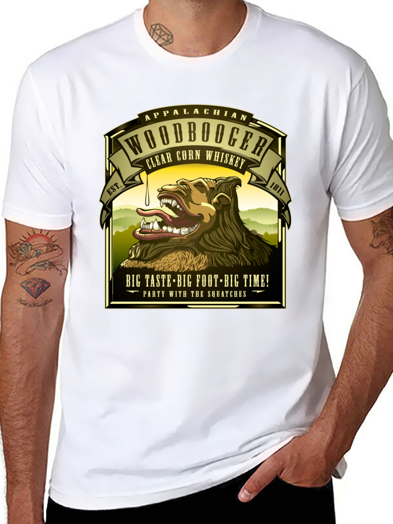 Woodbooger Whiskey Graphic T-Shirt