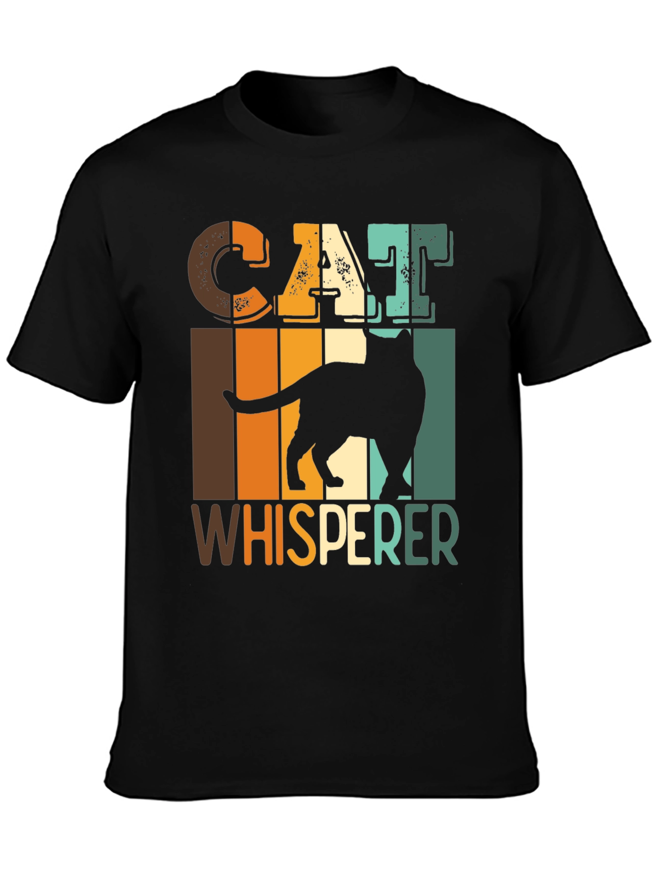 Cat Whisperer Graphic Tee - Retro Style