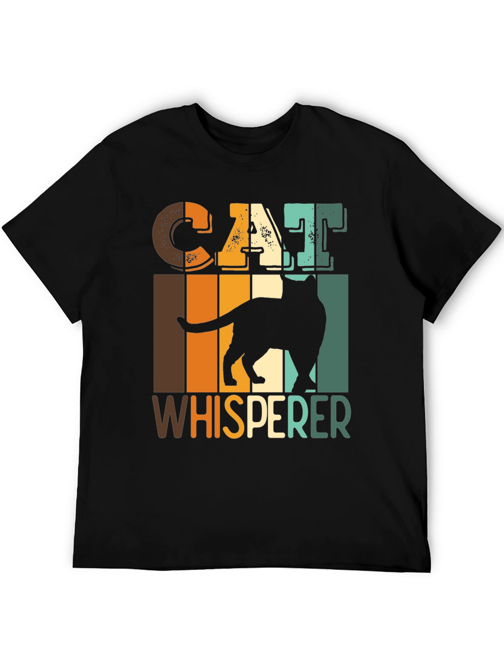 Cat Whisperer Graphic Tee - Retro Style