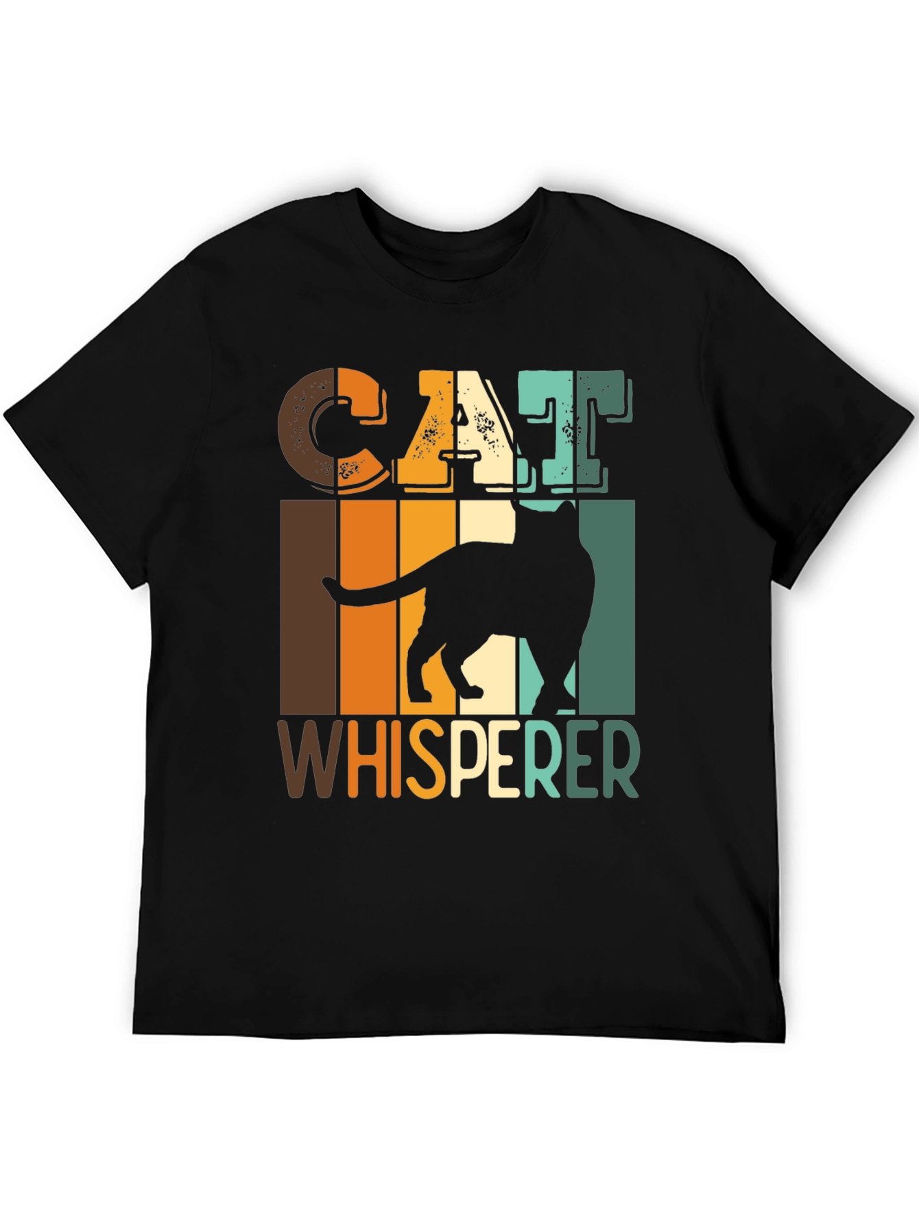 Cat Whisperer Graphic Tee - Retro Style