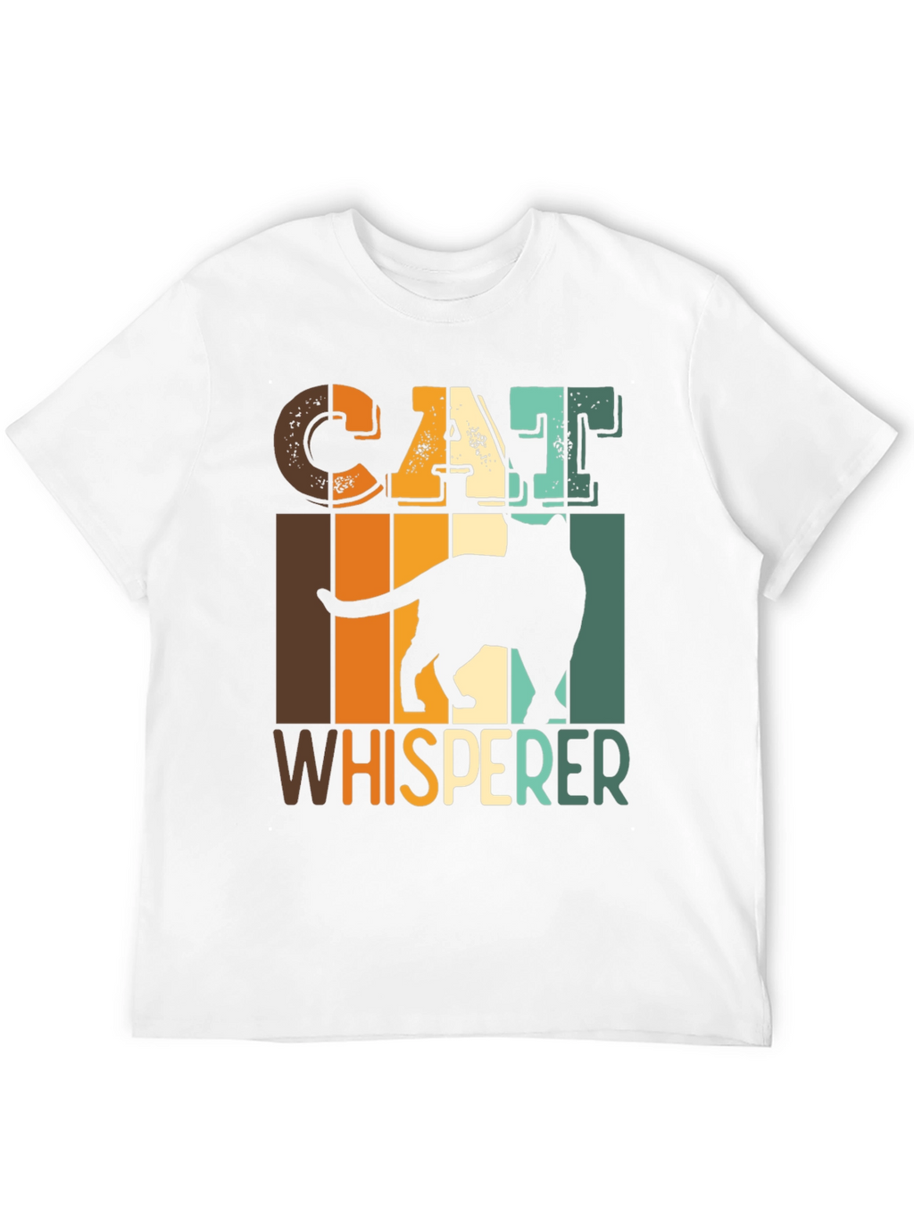 Cat Whisperer Graphic Tee - Retro Style