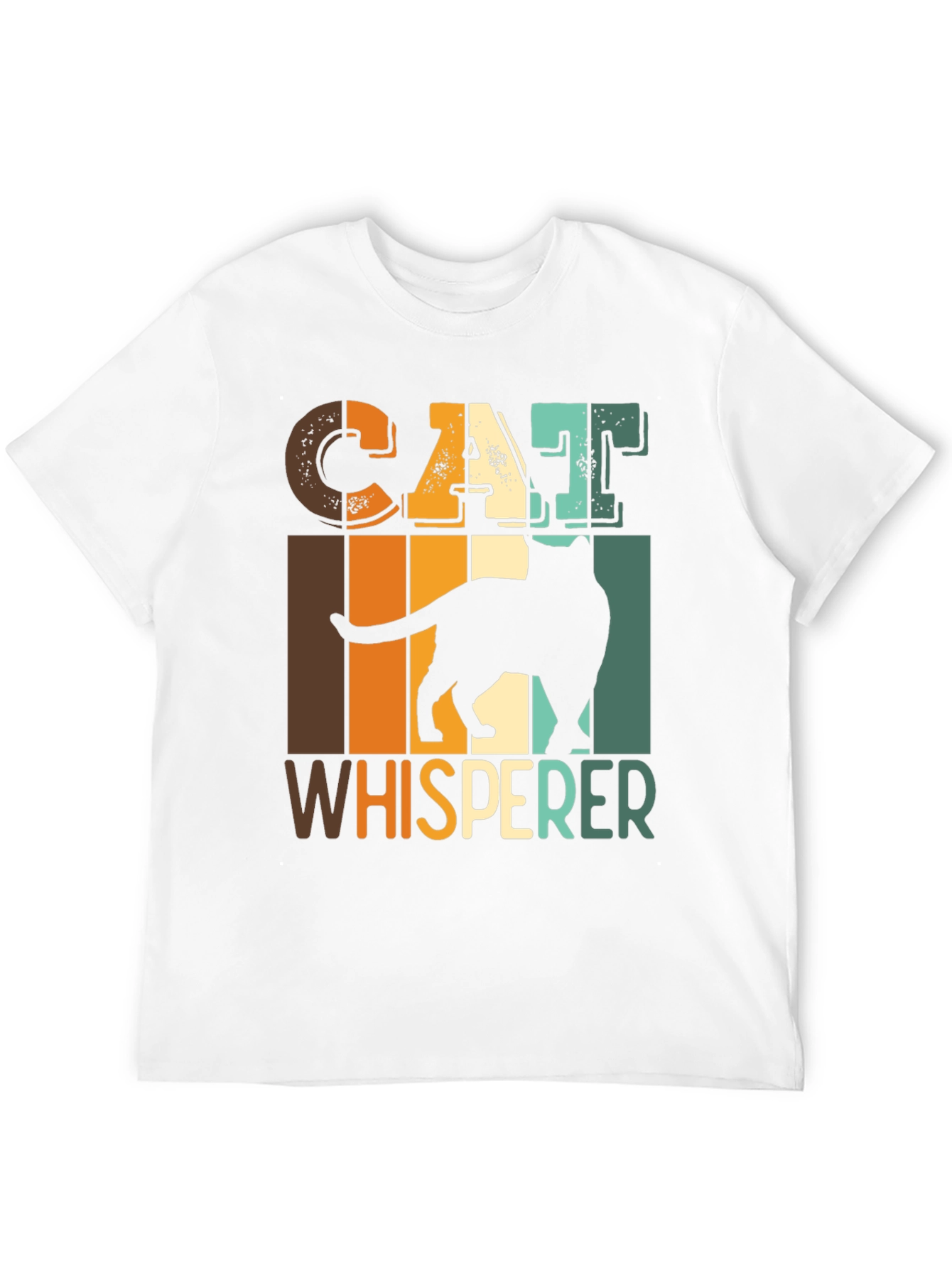 Cat Whisperer Graphic Tee - Retro Style