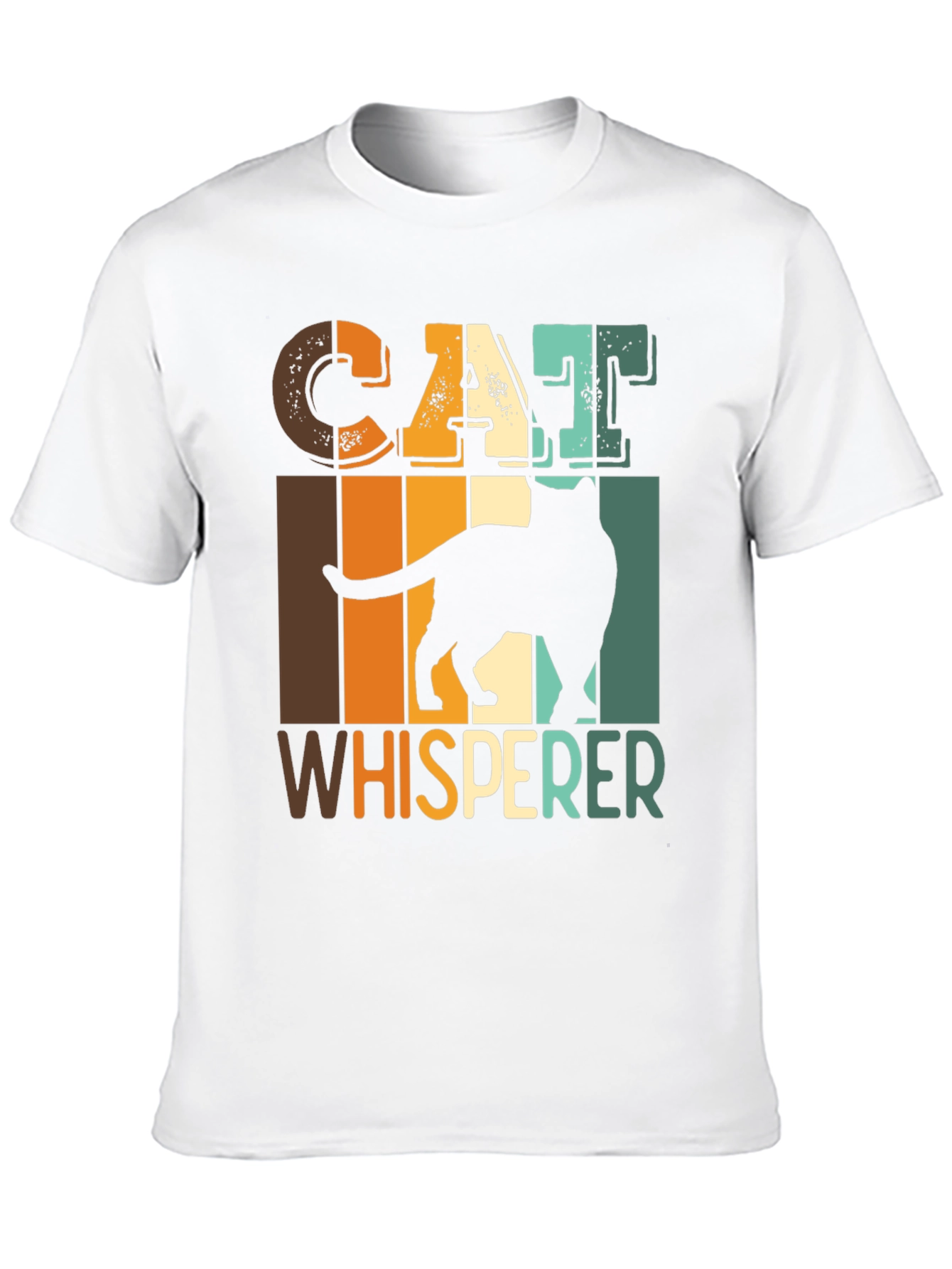Cat Whisperer Graphic Tee - Retro Style