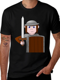 Cartoon Warrior T-Shirt