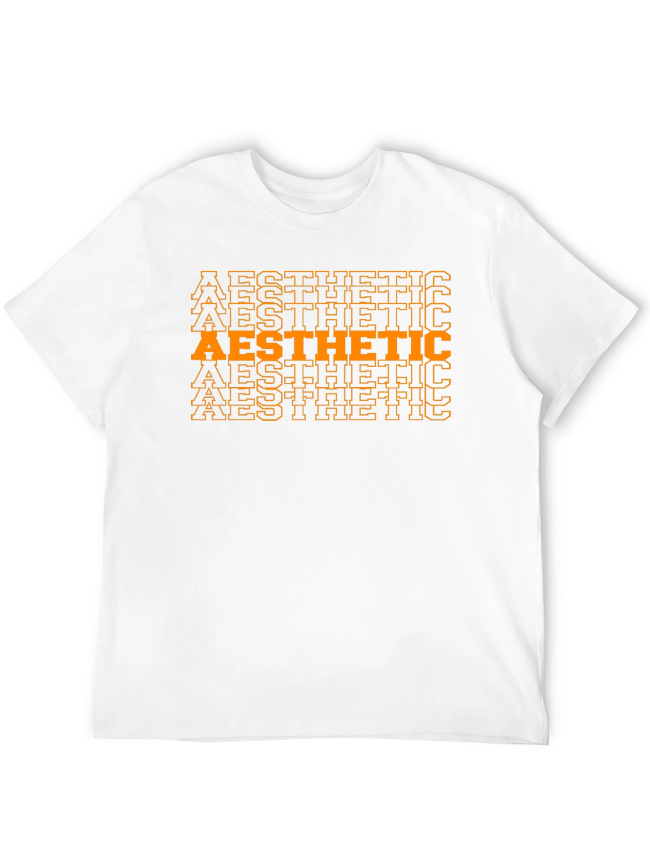 Aesthetic Stacked Graphic Tee - Modern Style
