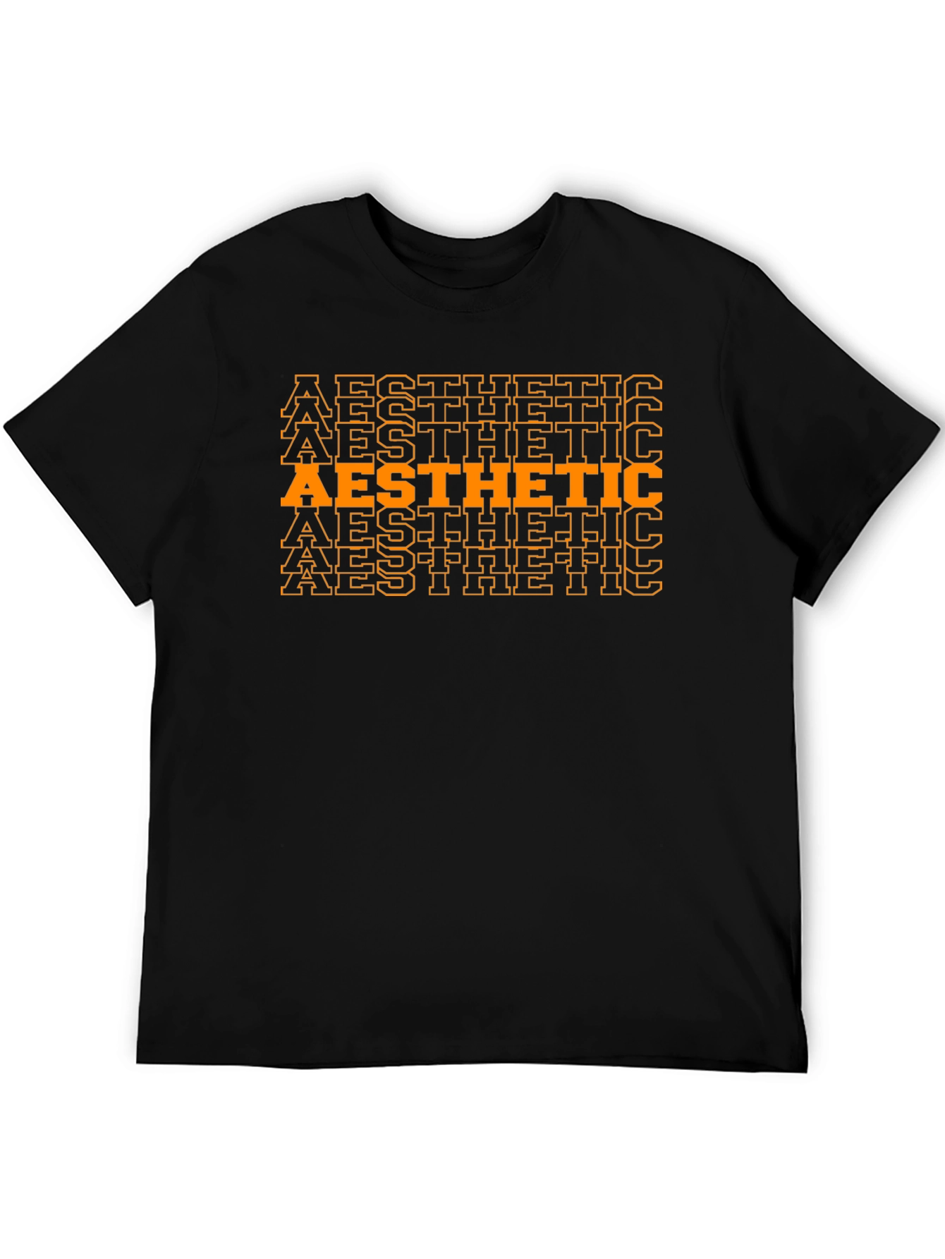 Aesthetic Stacked Graphic Tee - Modern Style