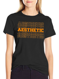 Aesthetic Stacked Graphic Tee - Modern Style