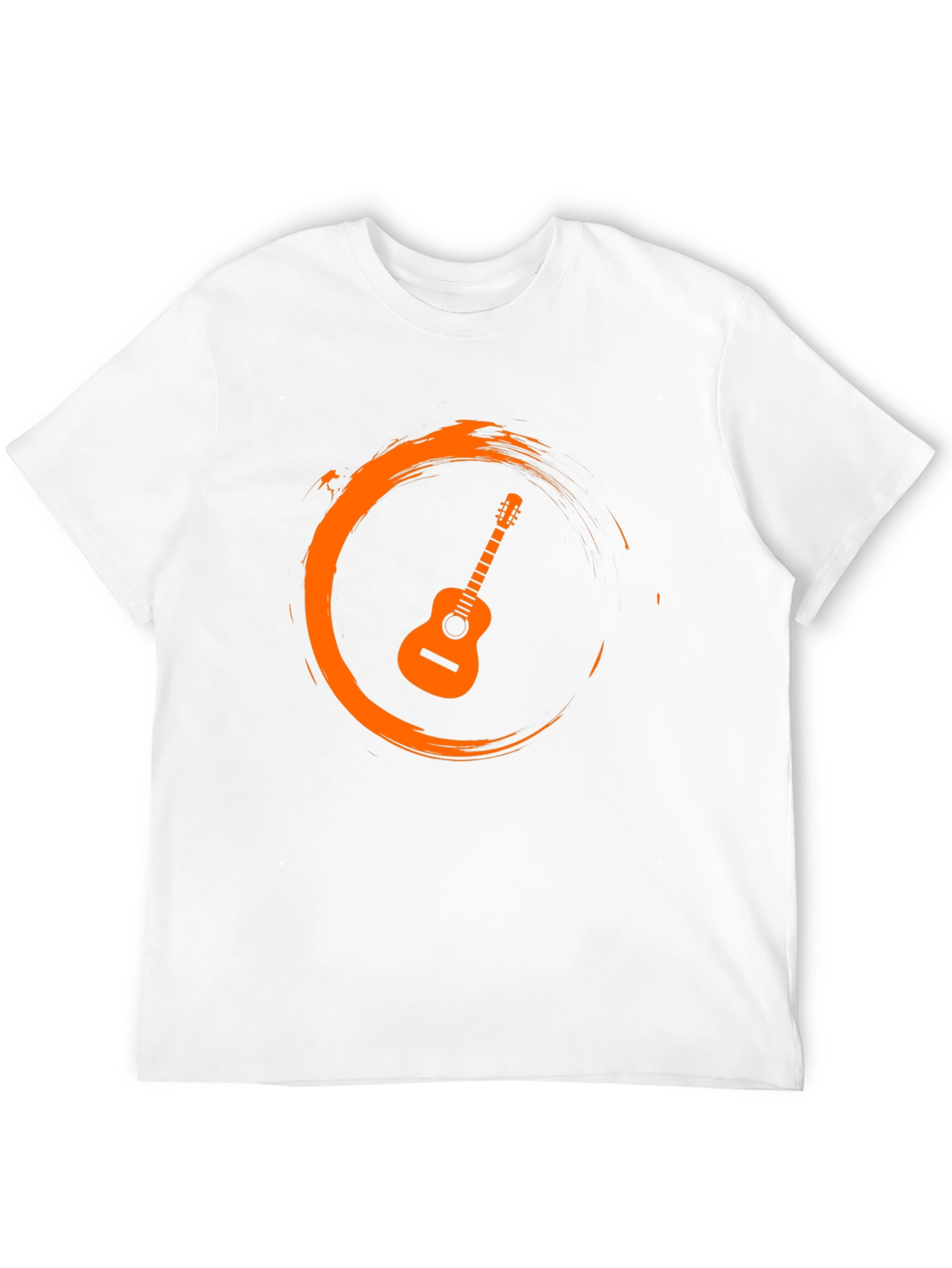 Guitar Circle Graphic Tee - Stylish Musician Shirt