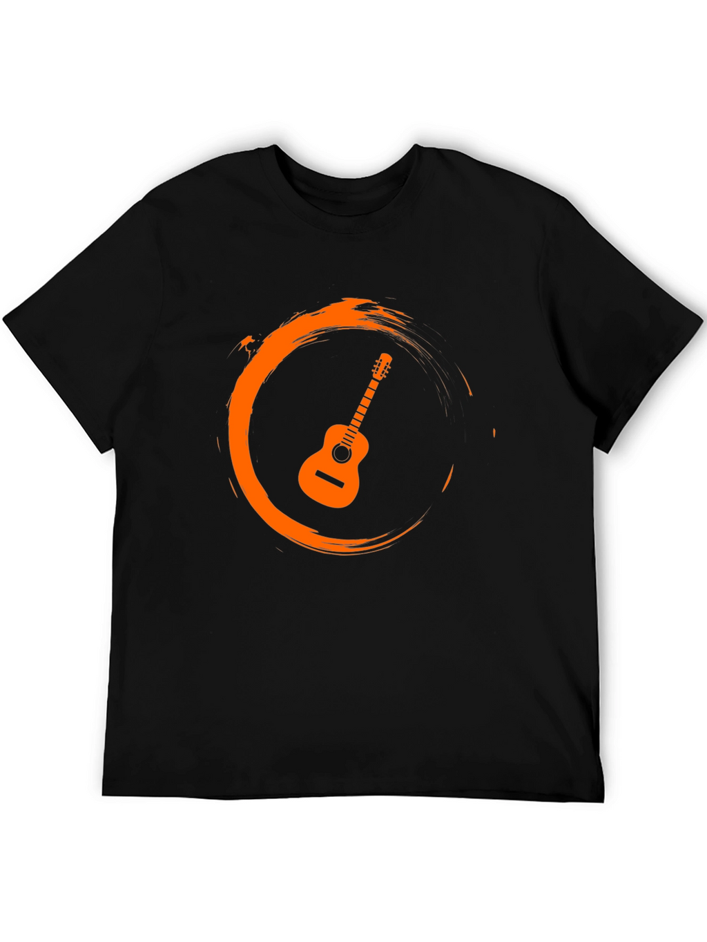 Guitar Circle Graphic Tee - Stylish Musician Shirt