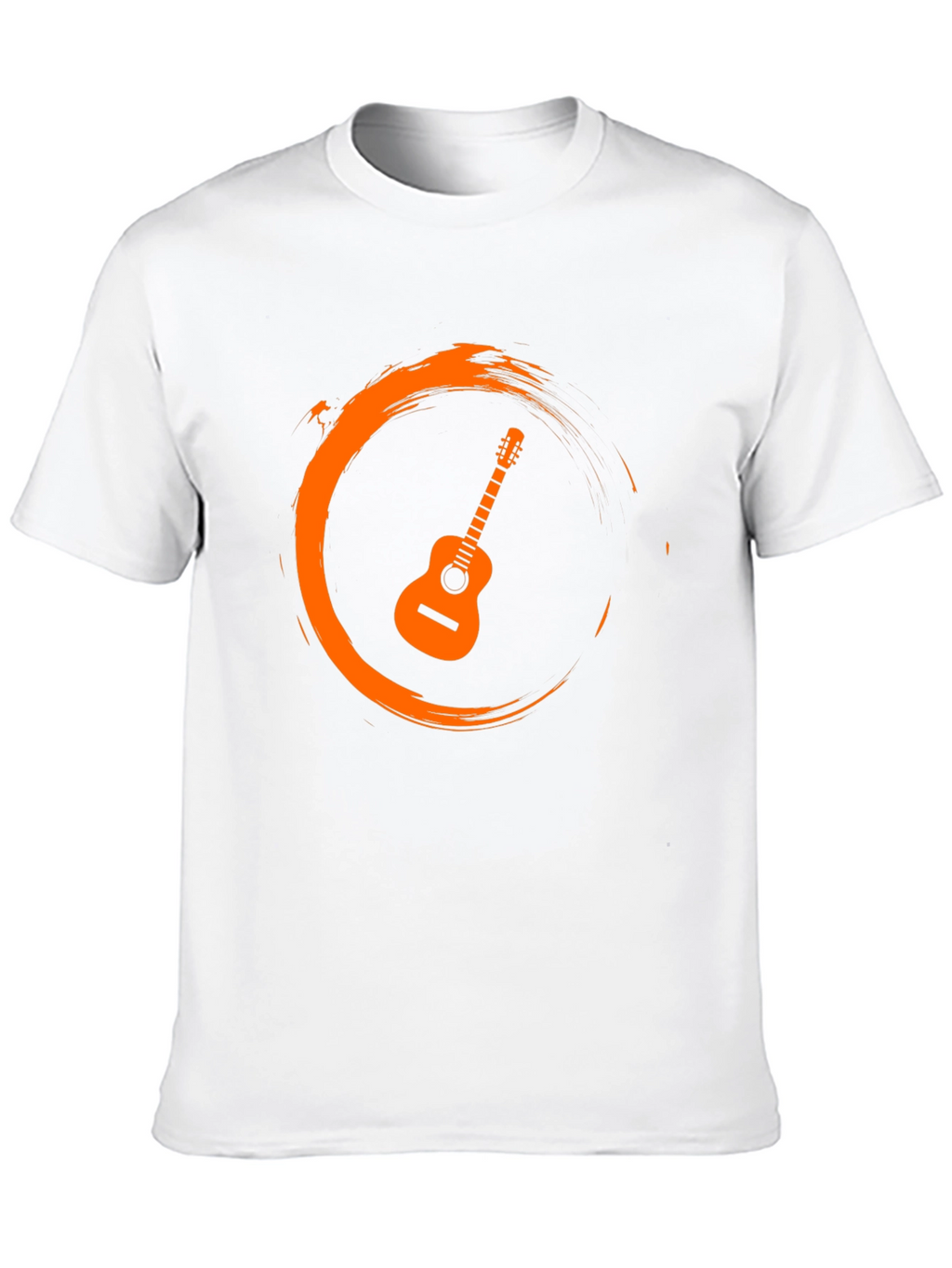 Guitar Circle Graphic Tee - Stylish Musician Shirt