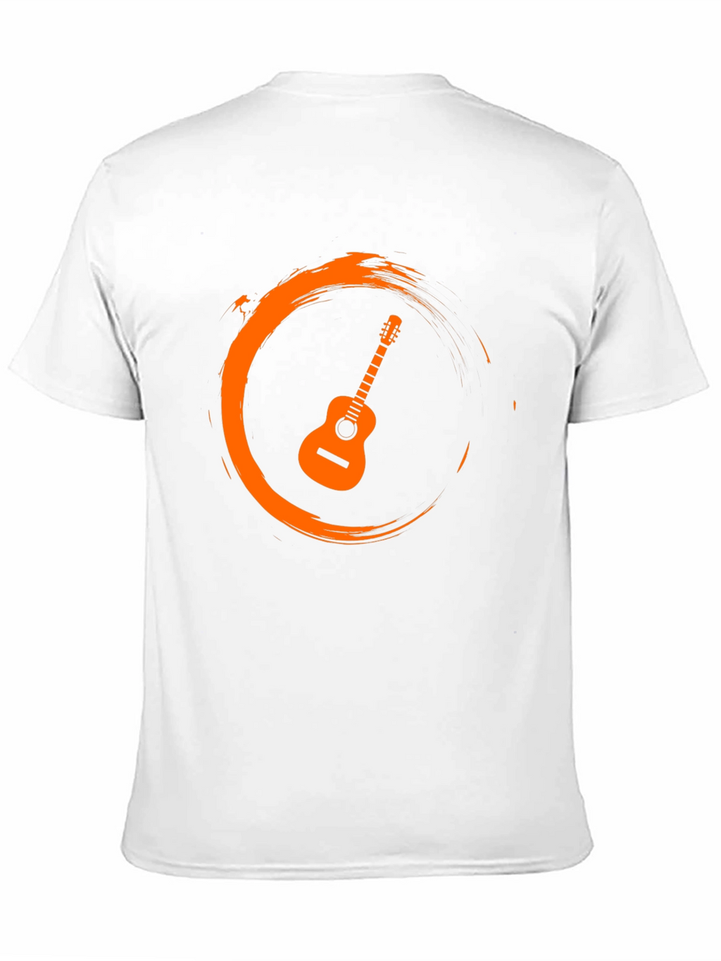 Guitar Circle Graphic Tee - Stylish Musician Shirt
