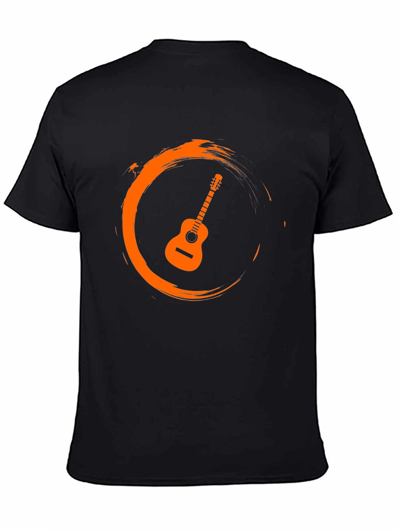 Guitar Circle Graphic Tee - Stylish Musician Shirt
