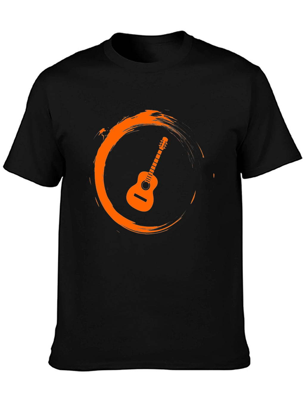 Guitar Circle Graphic Tee - Stylish Musician Shirt