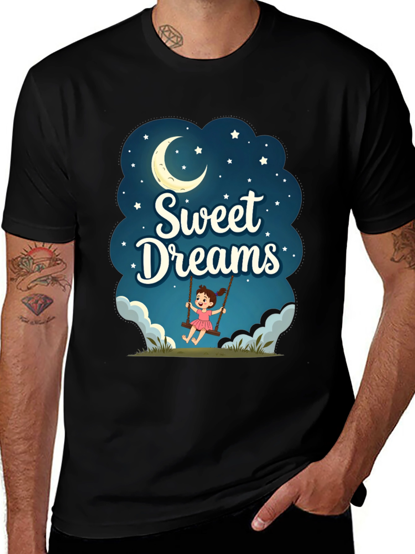 Sweet Dreams Graphic T-Shirt - Night Theme