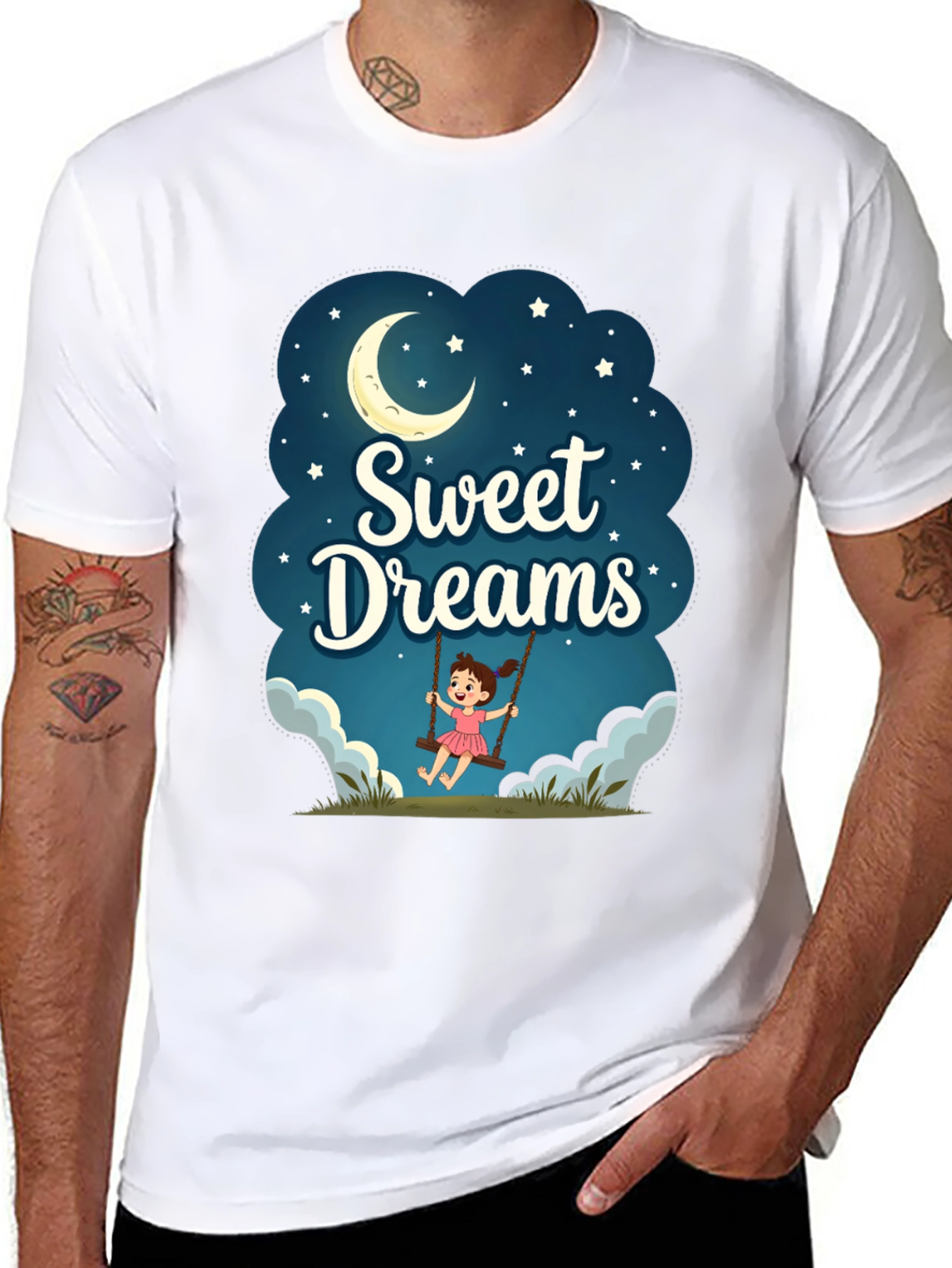 Sweet Dreams Graphic T-Shirt - Night Theme