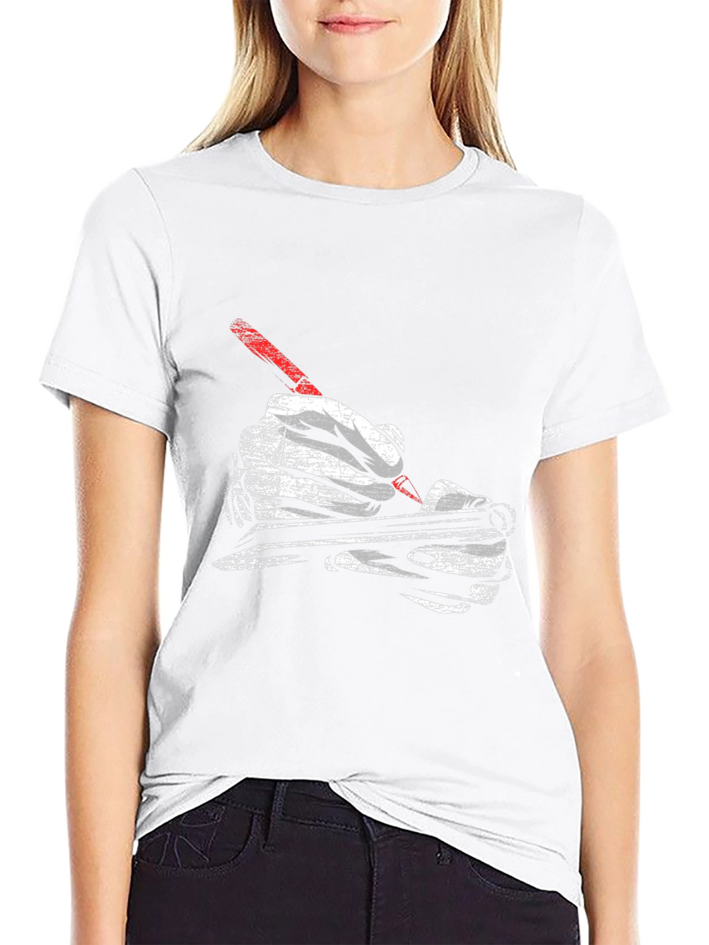 Sketch Artist Hand T-Shirt - Creative Graphic Tee