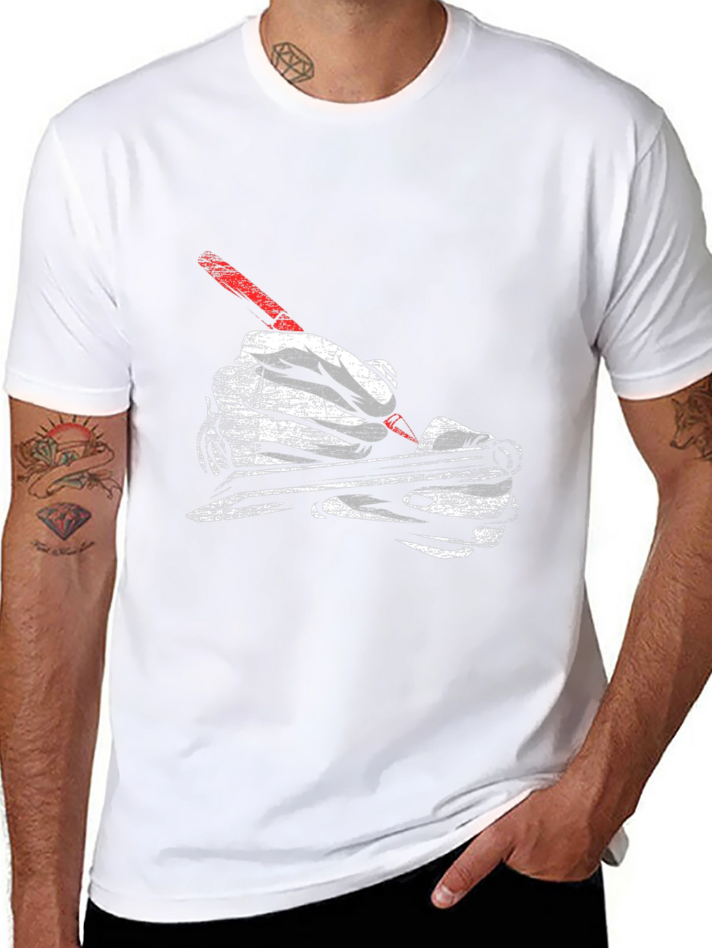 Sketch Artist Hand T-Shirt - Creative Graphic Tee
