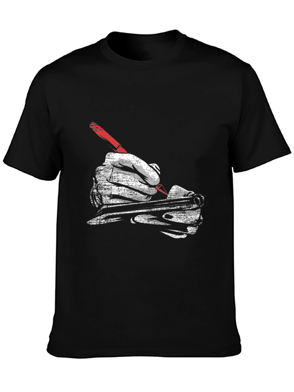 Sketch Artist Hand T-Shirt - Creative Graphic Tee