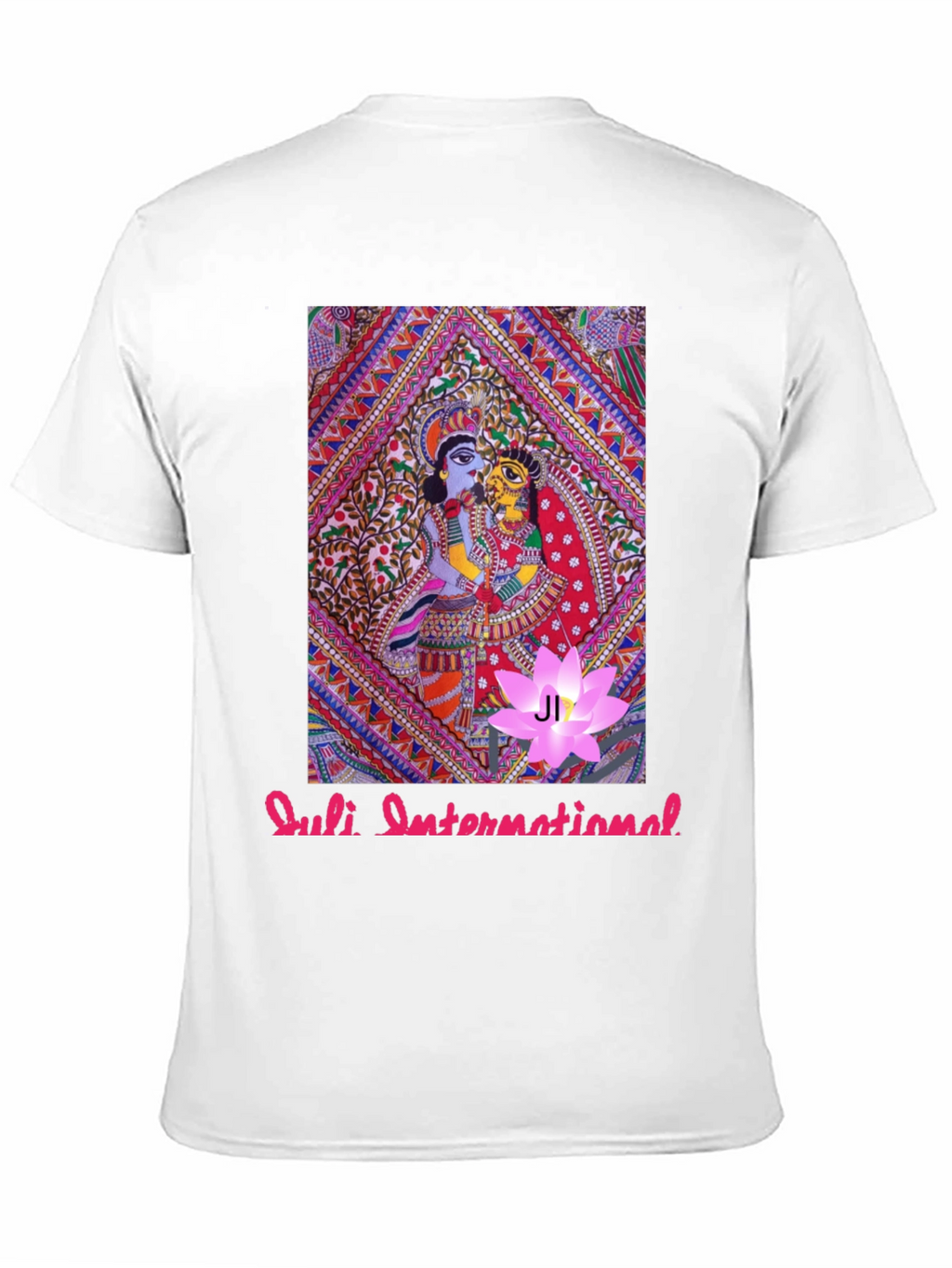 Artistic Print Black T-Shirt